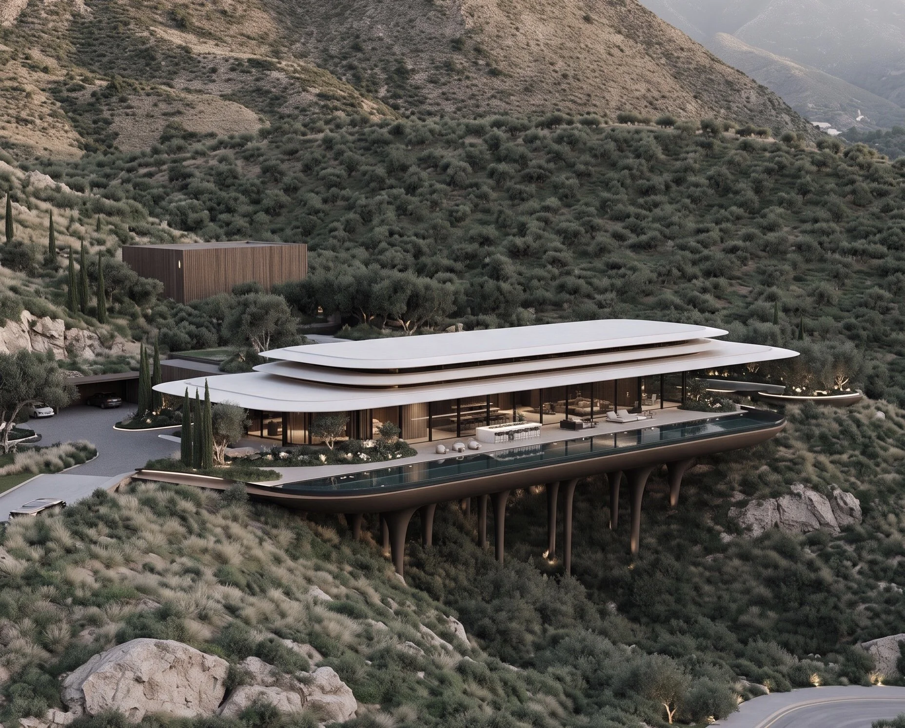 Kremasti: A Hospitality Concept Suspended Above the Landscape