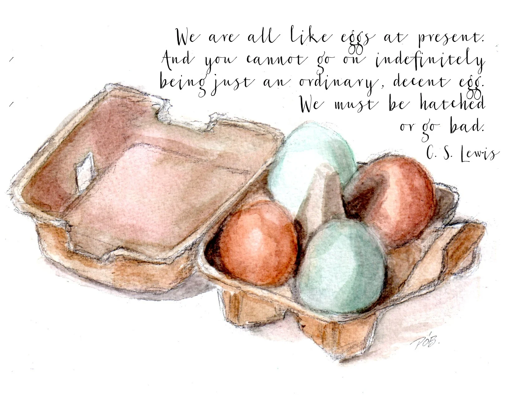 Carton of Eggs Note Cards