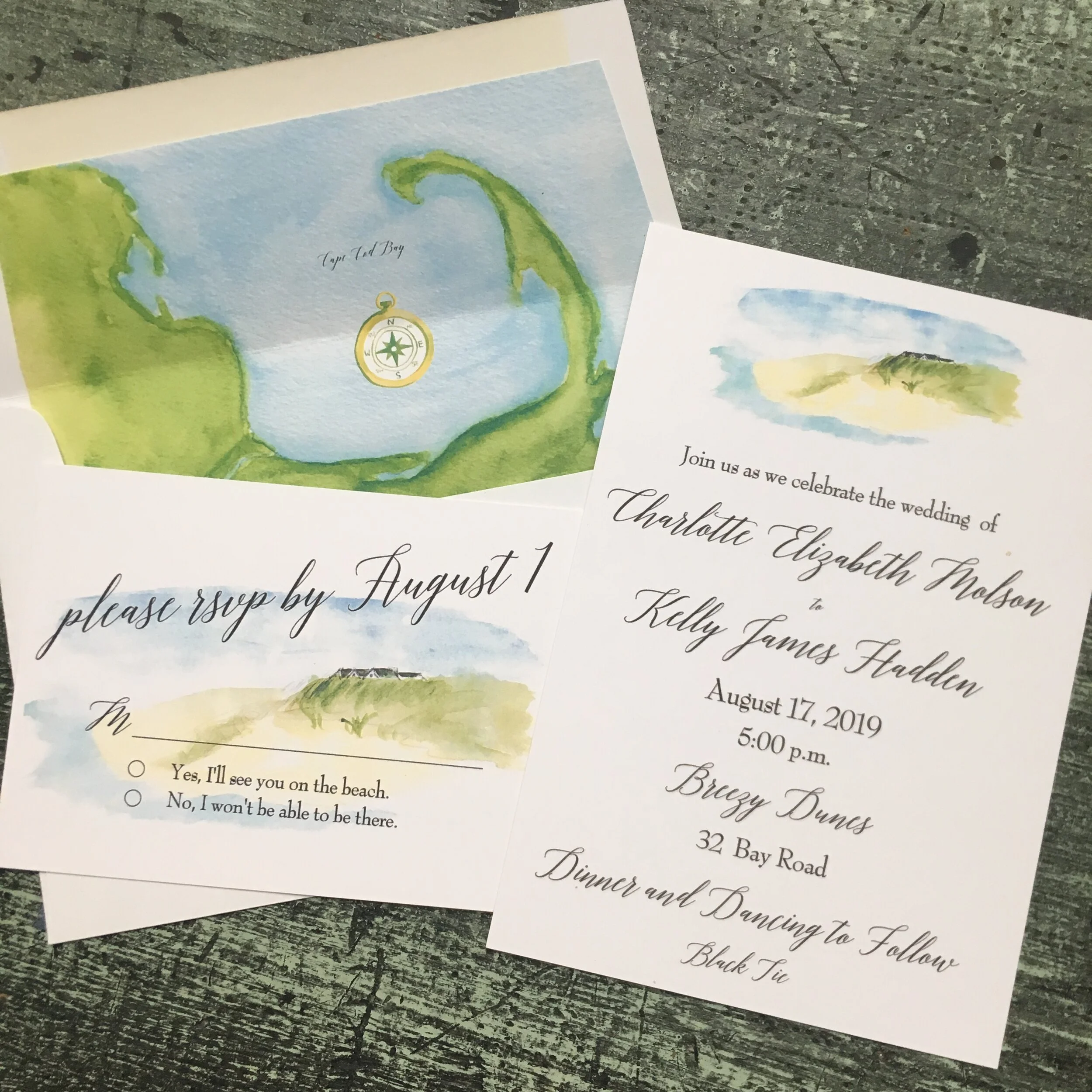 For a small beach wedding ...