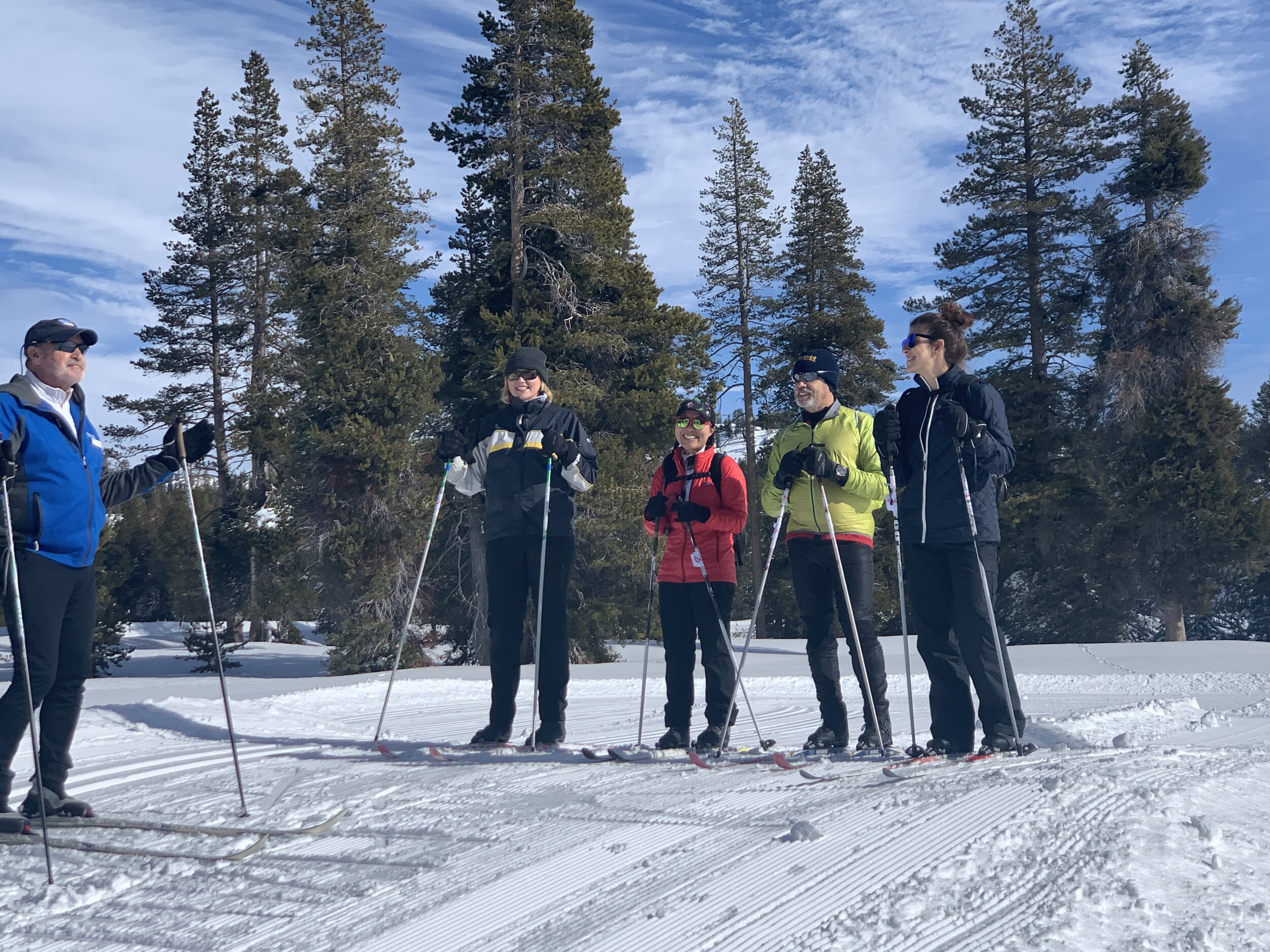 Learning to ski with a smile from instructor George (1/18/20)