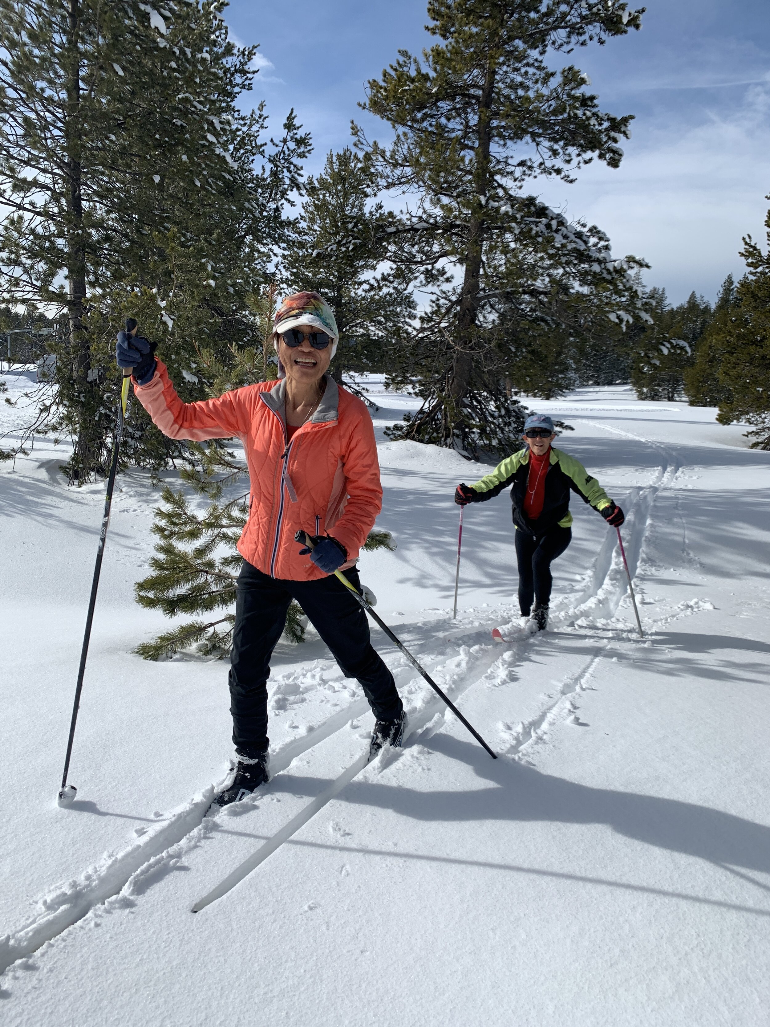 Locals Eva & Jim communting to the trails (1/18/20)