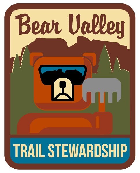 Fortunately, our community has the Bear Valley Trail Stewardship (BVTS). This volunteer non-profit organization meets regularly in the summer to maintain, clear, and restore local trails. These efforts have dramatically improved the Bear Valley exper