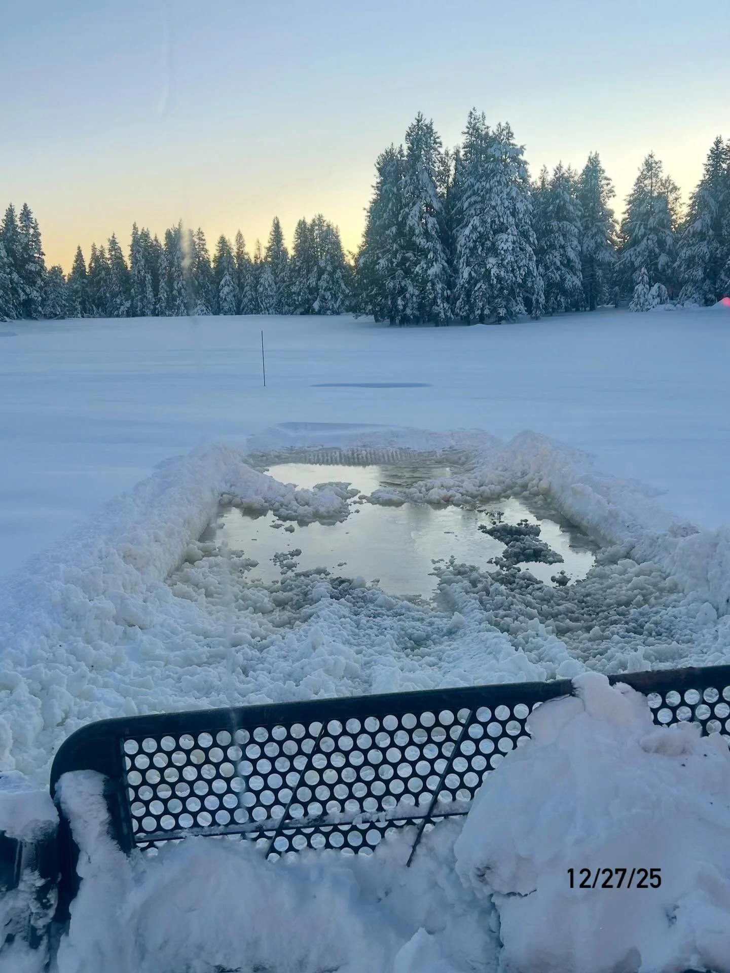 The Bear Valley meadow has spoken: The Sledding Trail will not be opening tomorrow.