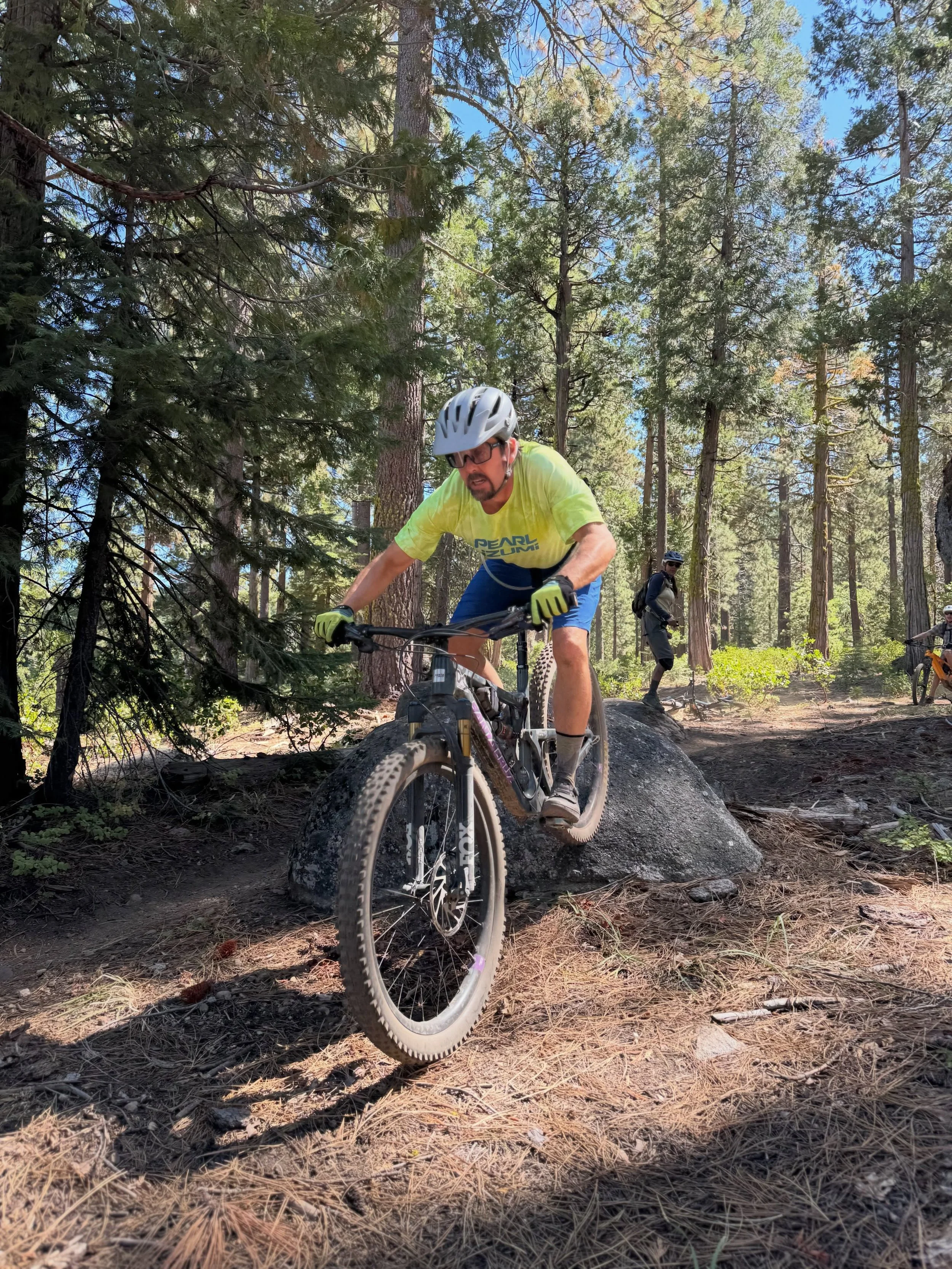 Now is a great time to explore the many mountain biking trails Bear Valley has to offer! We have traditional and electric mountain bikes available to rent. Book in person, over the phone, or online through the link in our bio. #bearvalley #summer #mo