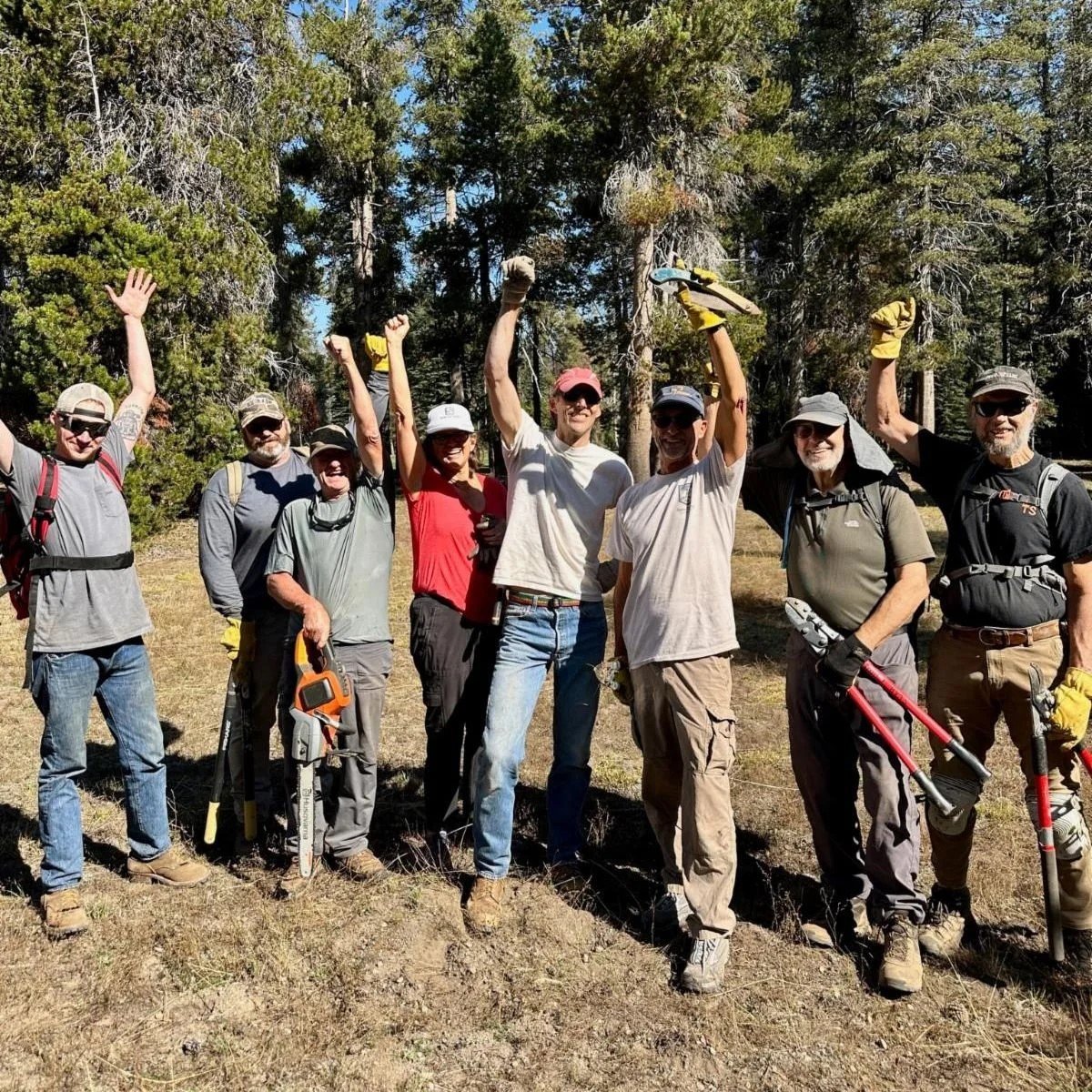 Ever wonder what our ski trails look like with no snow? Join us this Saturday, September 26th, for our winter trail work day! More information can be found under the events tab through the link in our bio. #bearvalley #sierranevada #trailwork