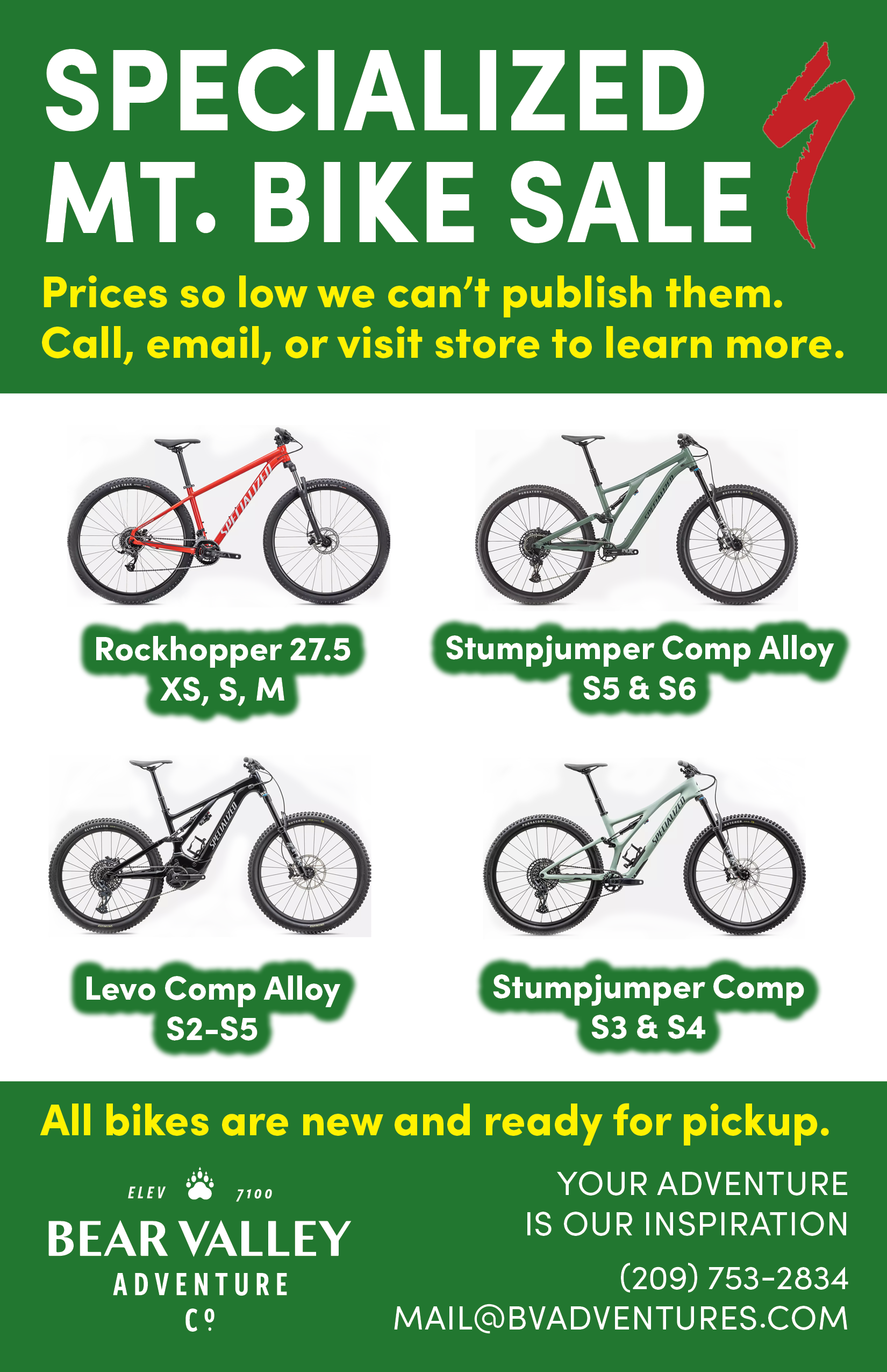 Specialized Mountain Bike Sale