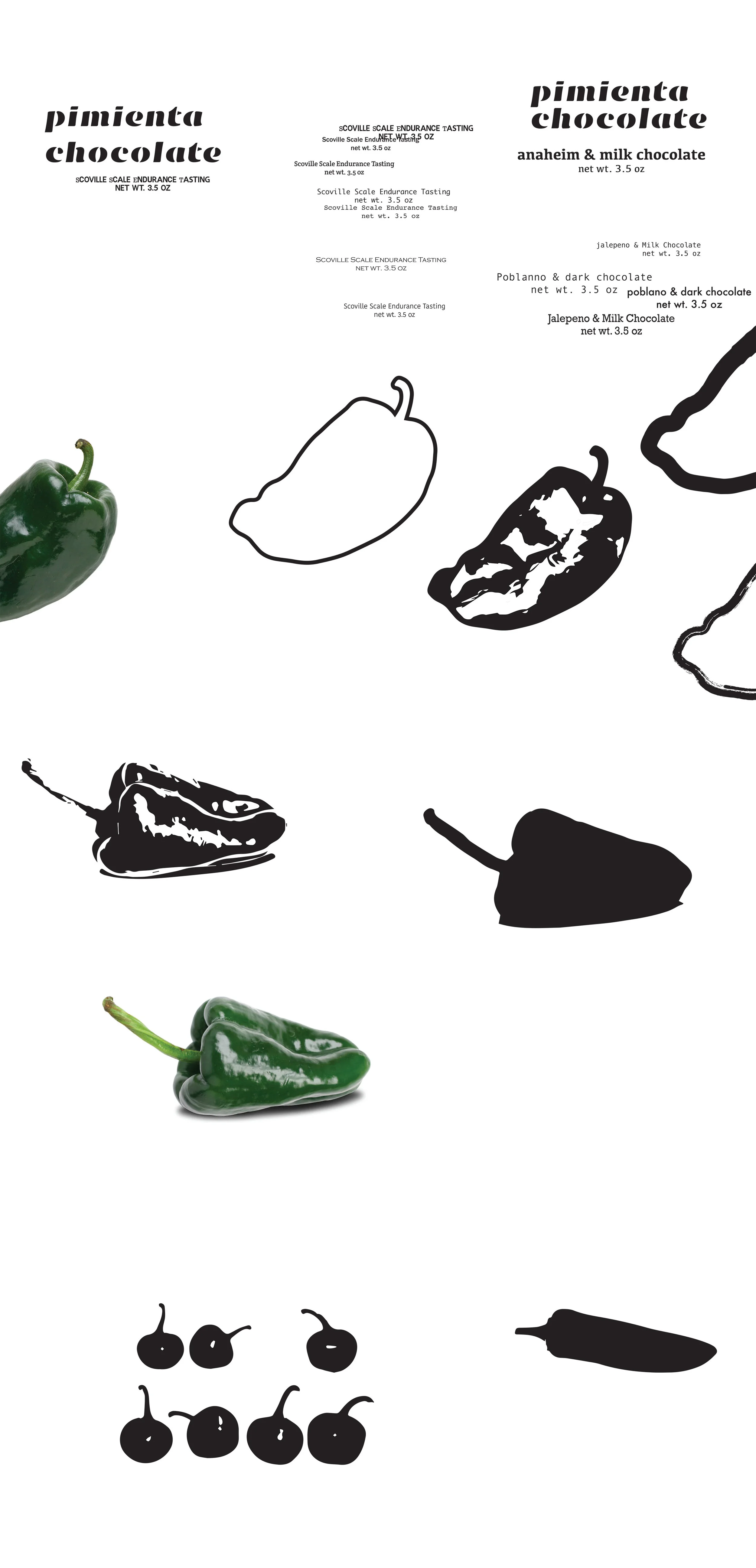 Typeface process and mood board