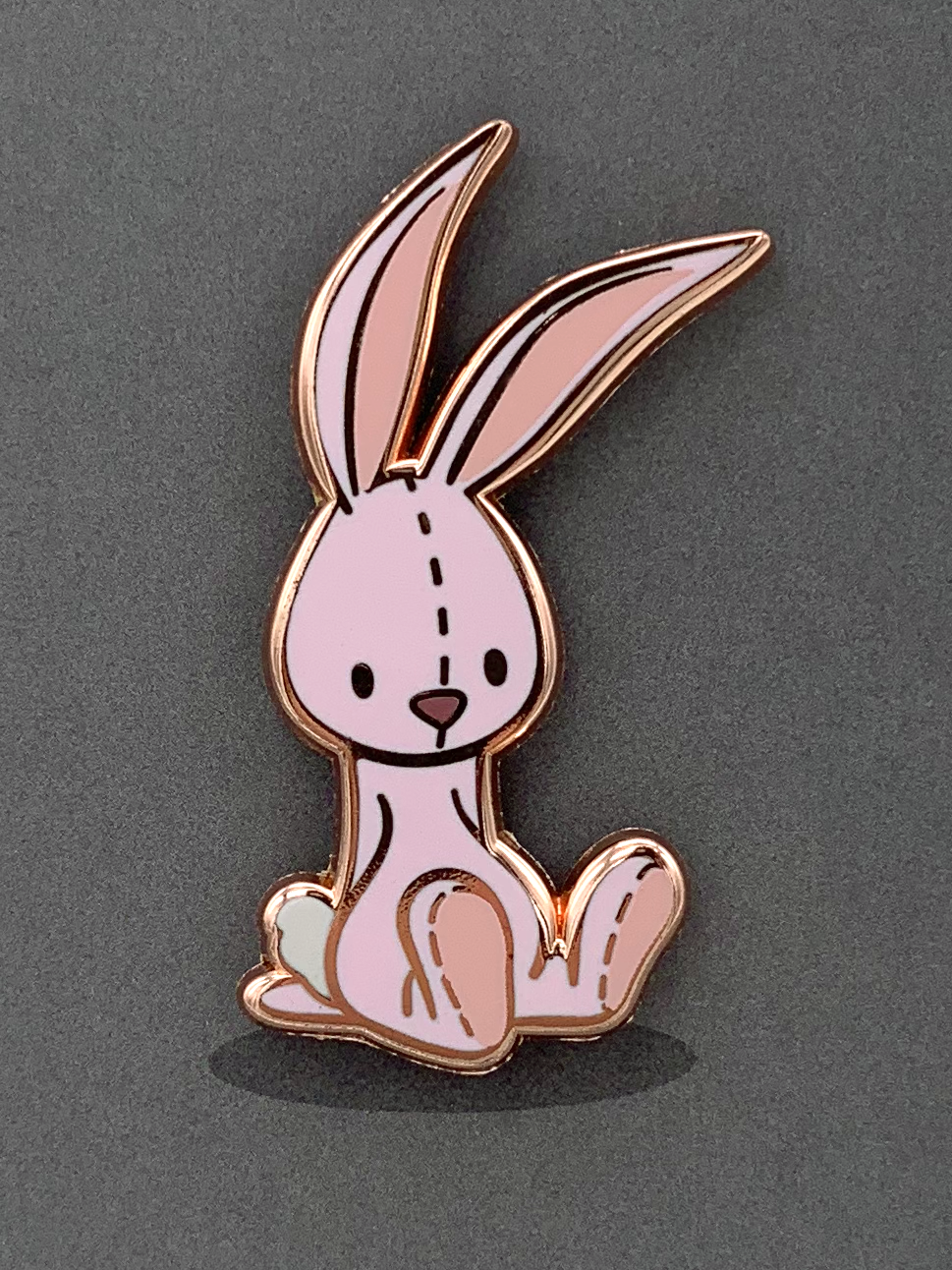 Bunny Bouquet Enamel Pin – duluduludesign