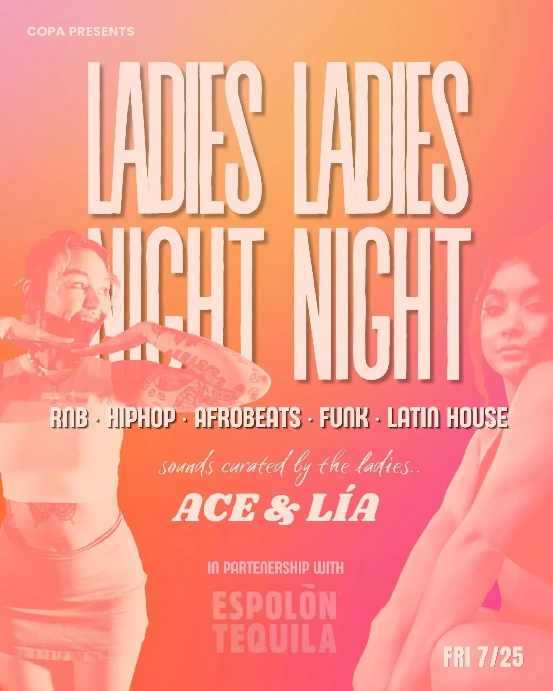LADIES NIGHT - with ACE &amp; LIA 