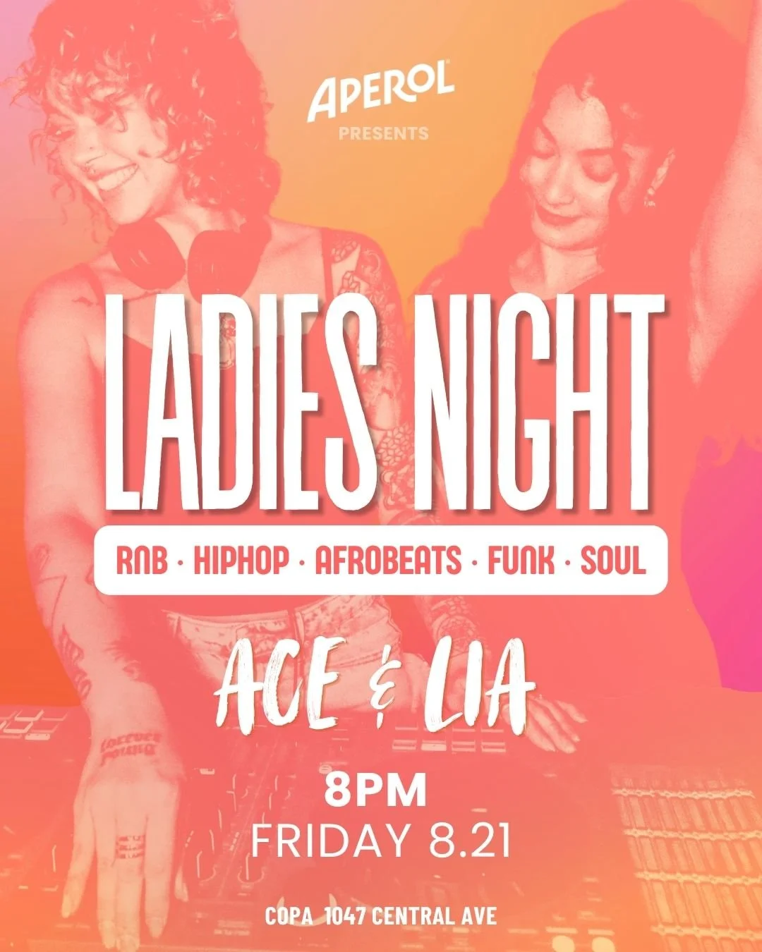 LADIES NIGHT - WITH ACE &amp; LIA