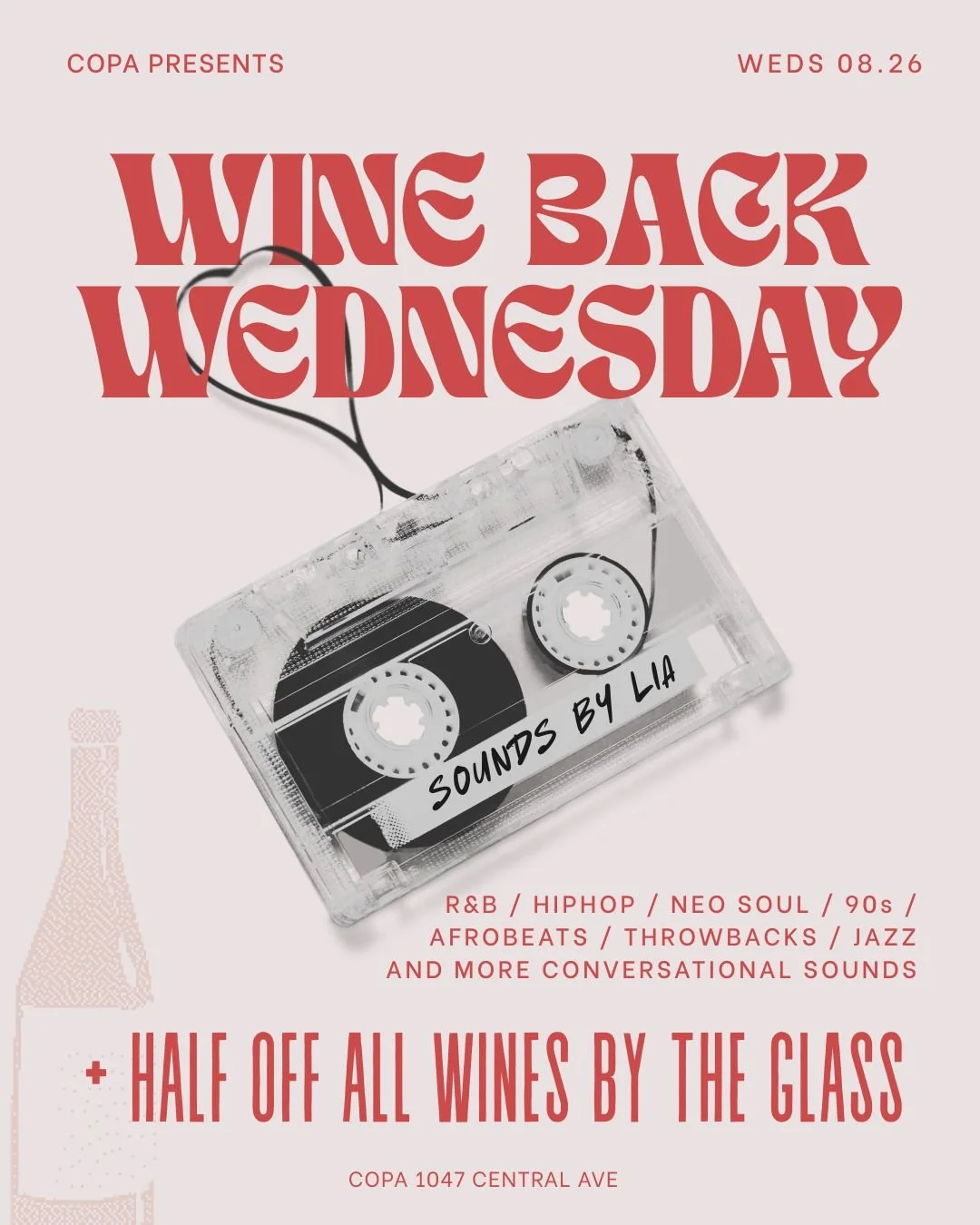 WINE BACK WEDNESDAY 