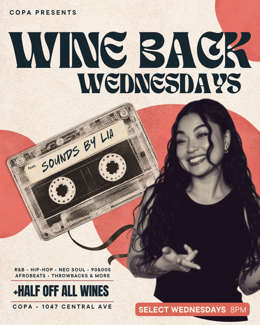 SOUNDS BY LIA - WINE BACK WEDNESDAY