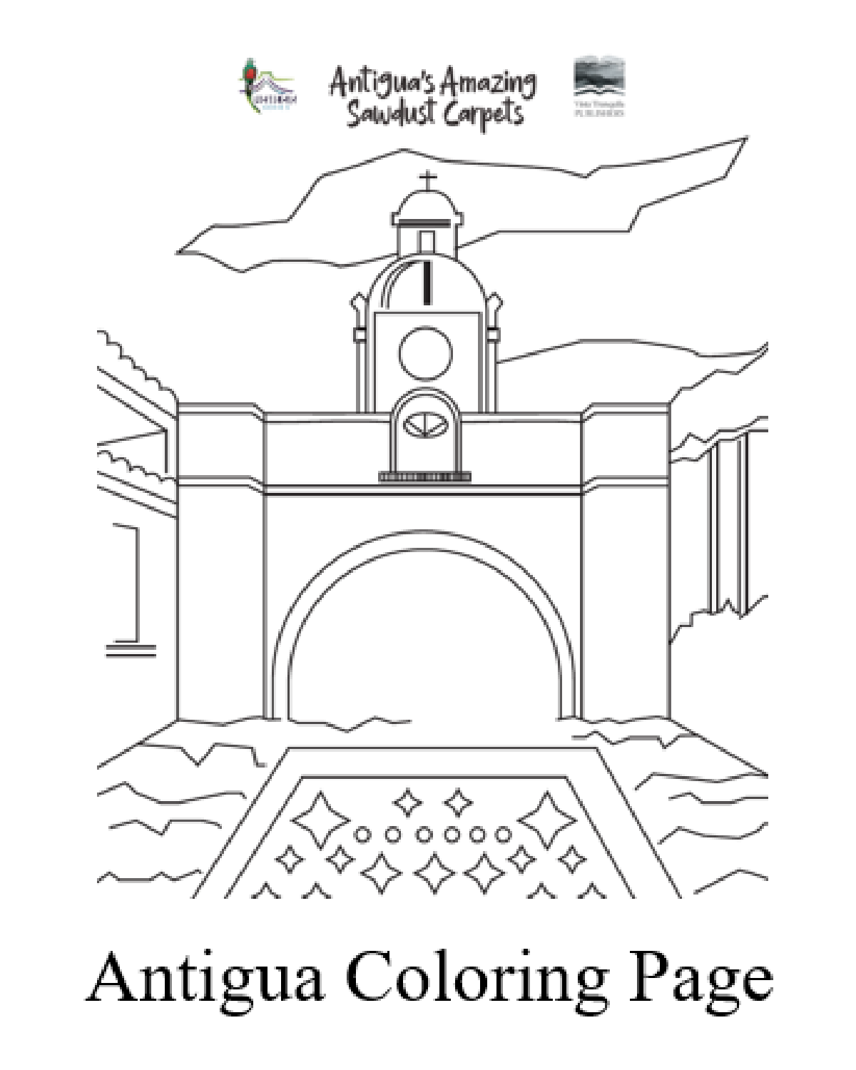 FREE: Antigua Coloring Page