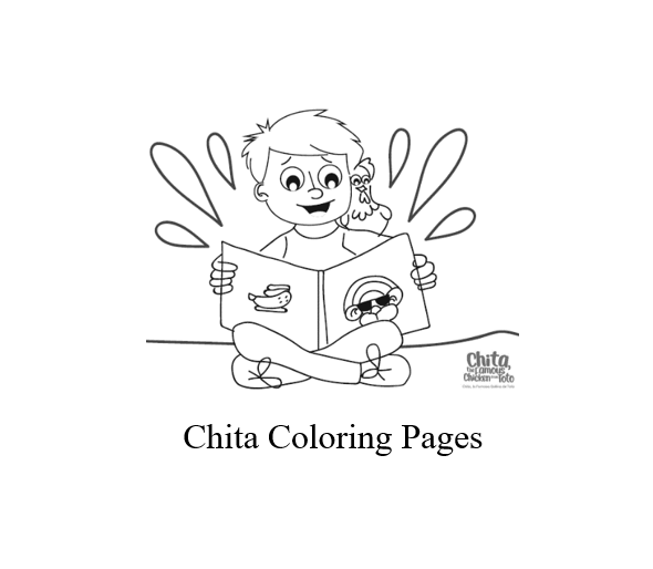 Coloring Pages for Chita, the Famous Chicken from Toto