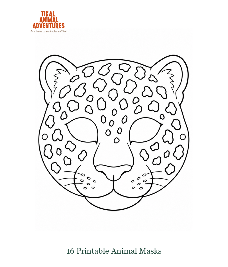 16 Printable Animal Masks - Jaguar Web Preview.png