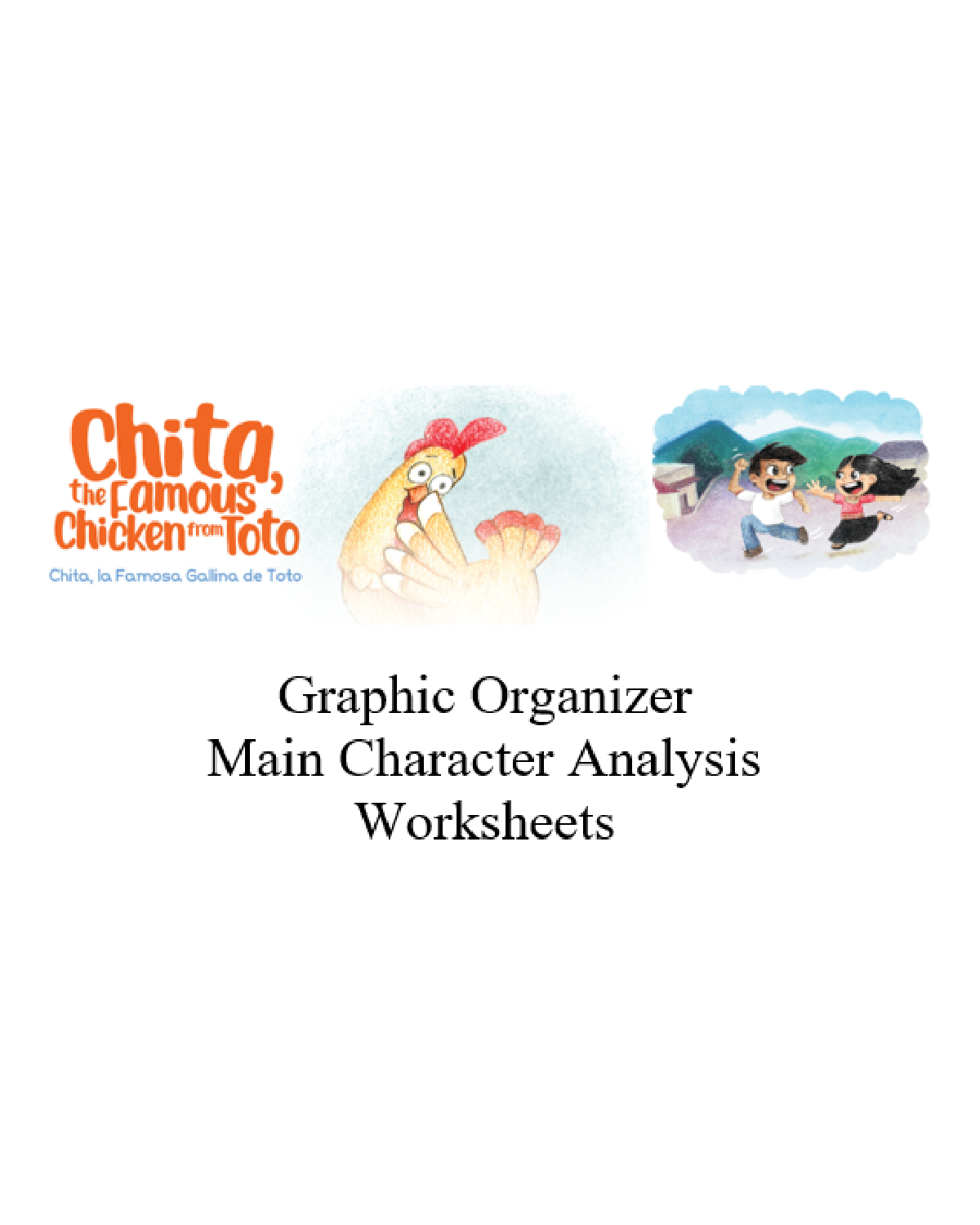 FREE: Bilingual Chita Graphic Organizer & Main Character Analysis
