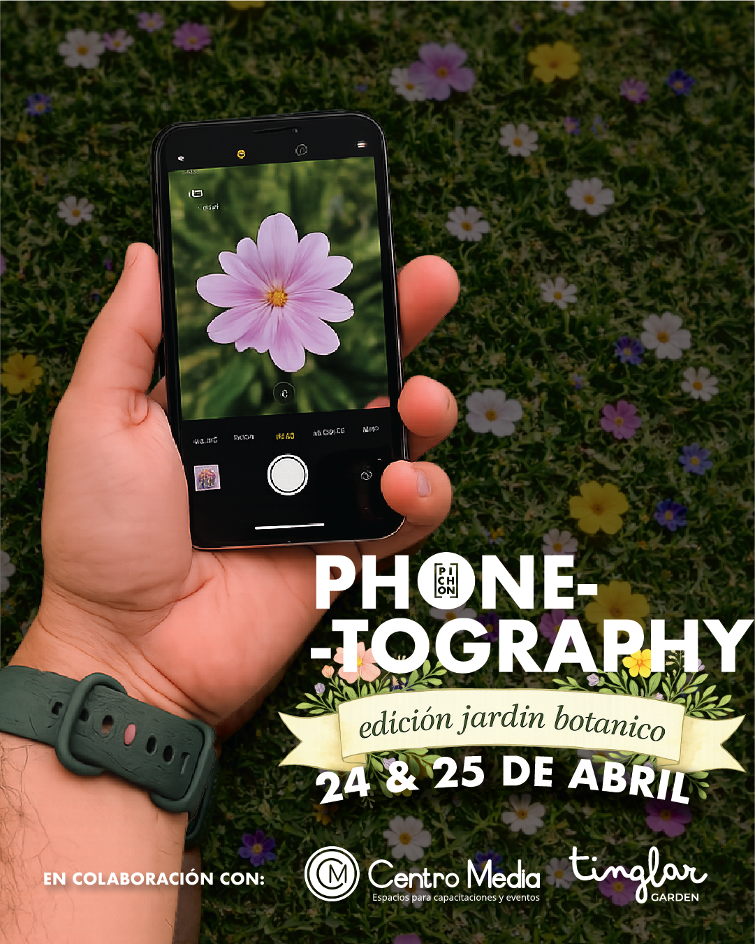 Phone-tography: Exploración Creativa, Edición Jardín Botánico