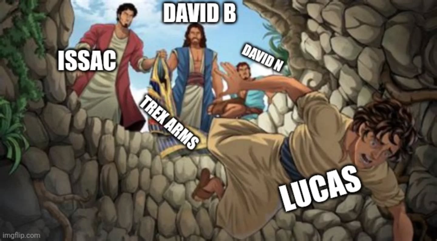 They went Old Testimate on their little brother....