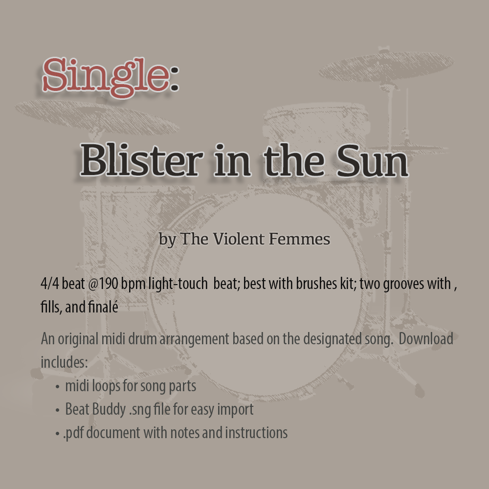 Single: Blister in the Sun by The Violent Femmes Drum Beat