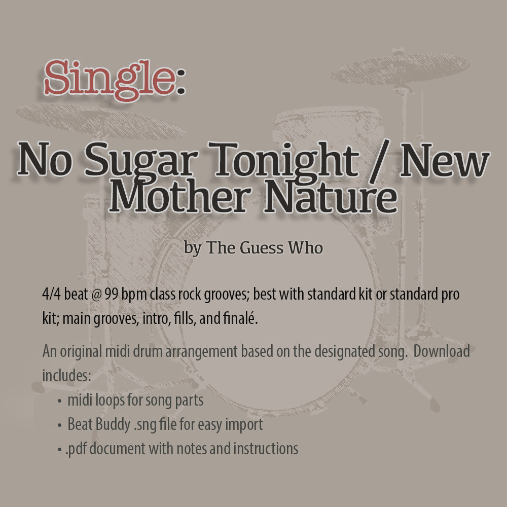 Single: No Sugar Tonight / New Mother Nature by The Guess Who