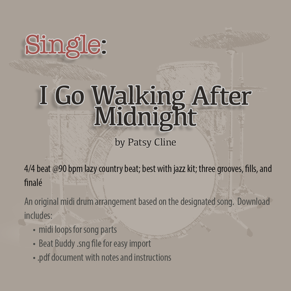 Single: I Go Walking After Midnight by Patsy Cline