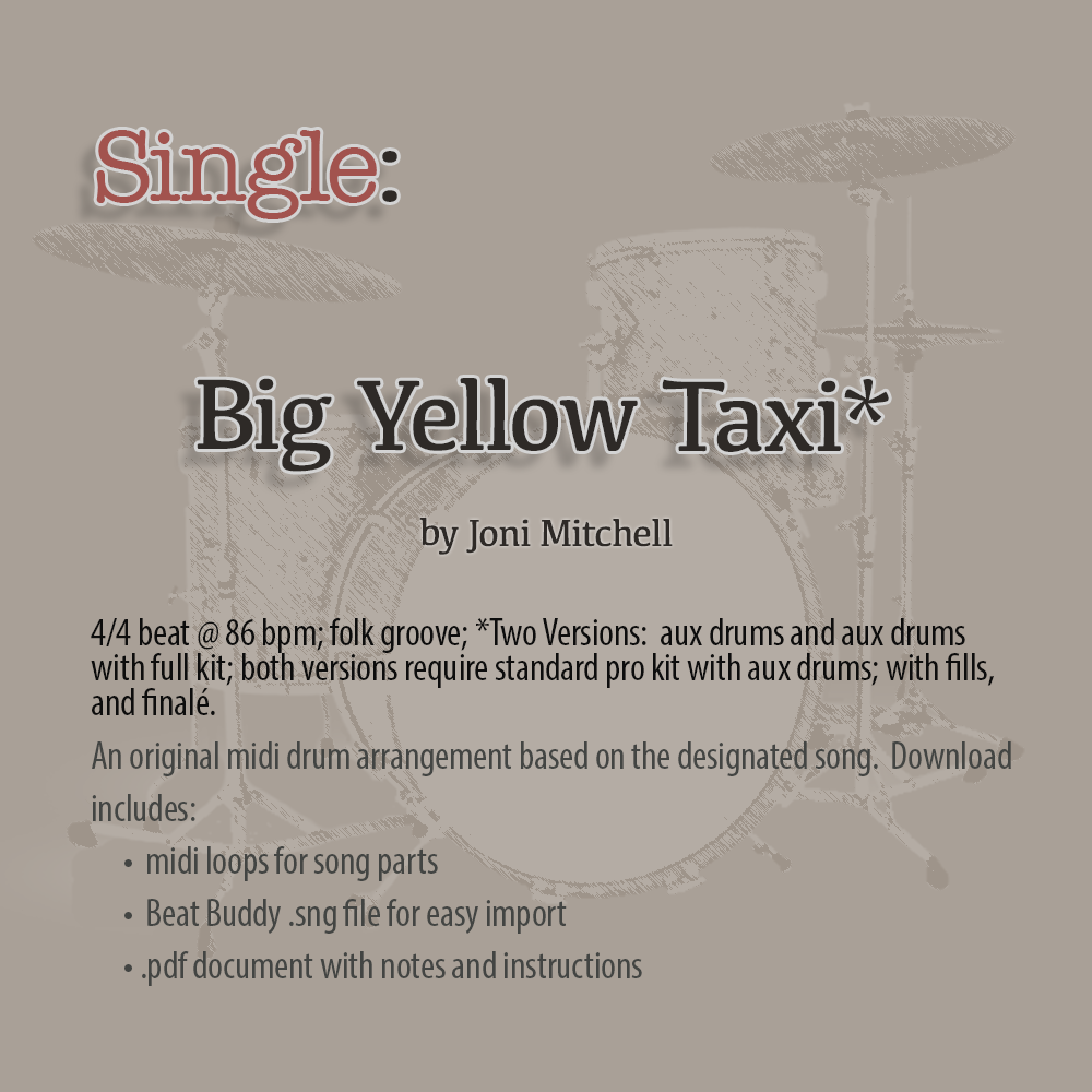 Single: Big Yellow Taxi by Joni Mitchell