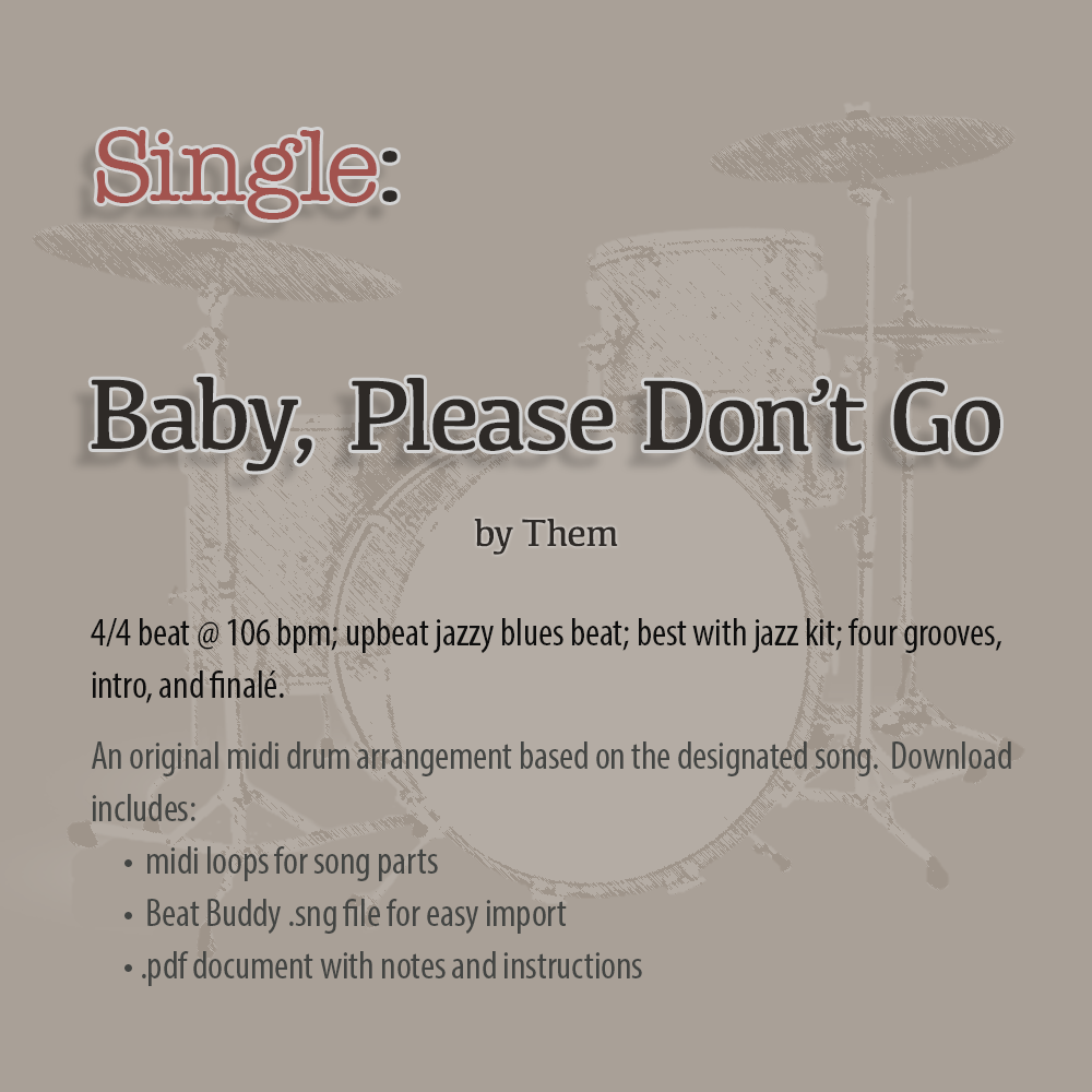 Single: Baby, Please Don't Go by Them