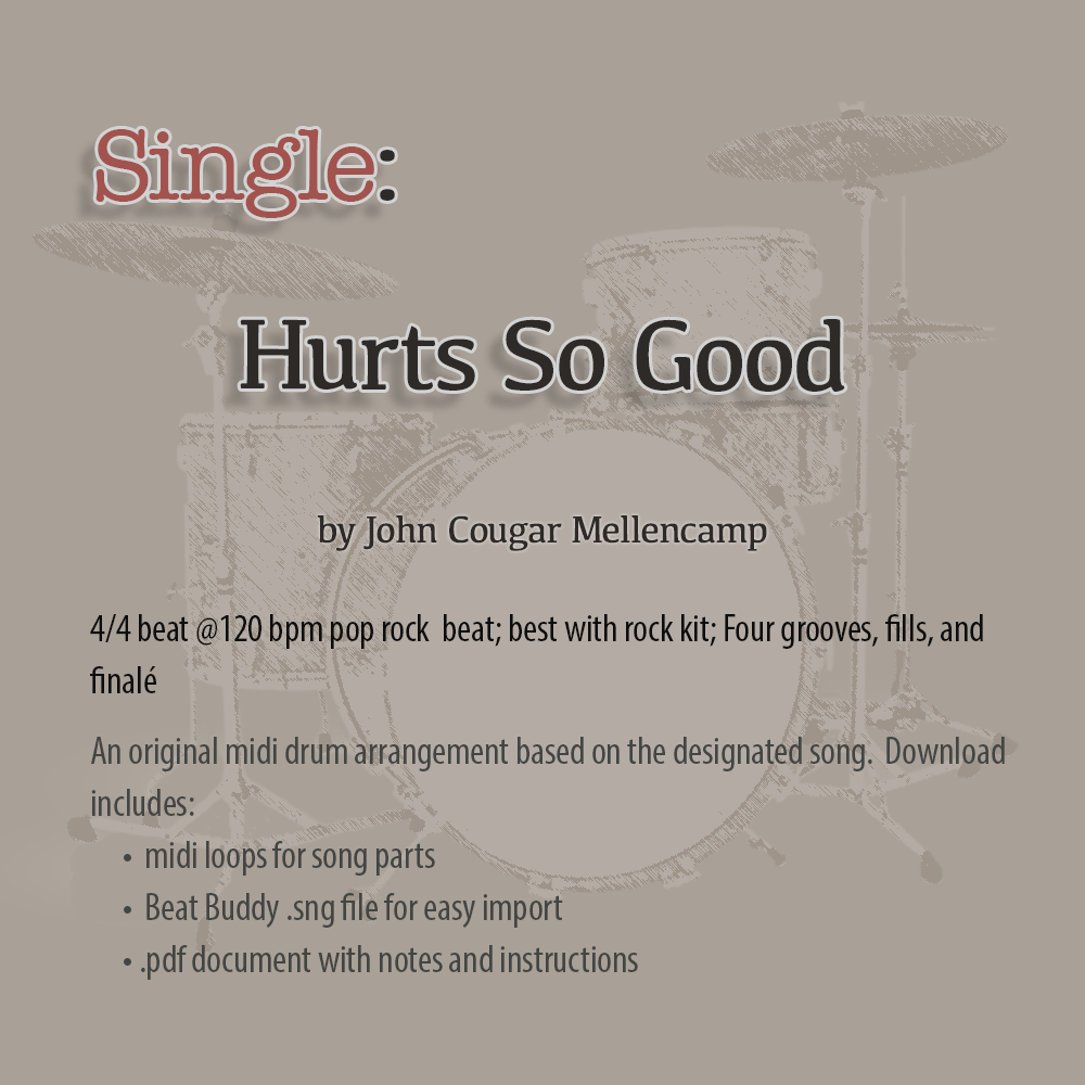 Single: Hurts So Good by John Cougar Mellencamp