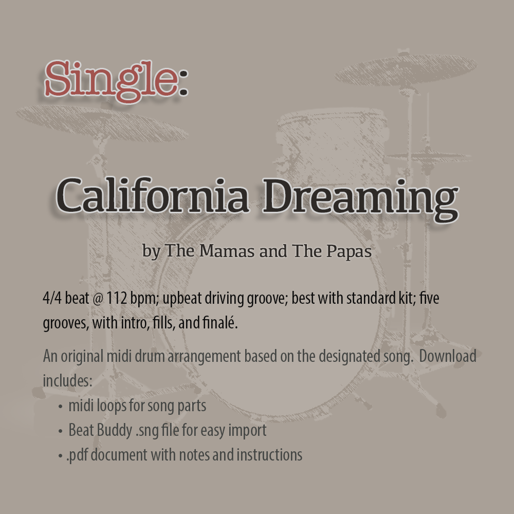 Single: California Dreaming by The Mamas and The Papas
