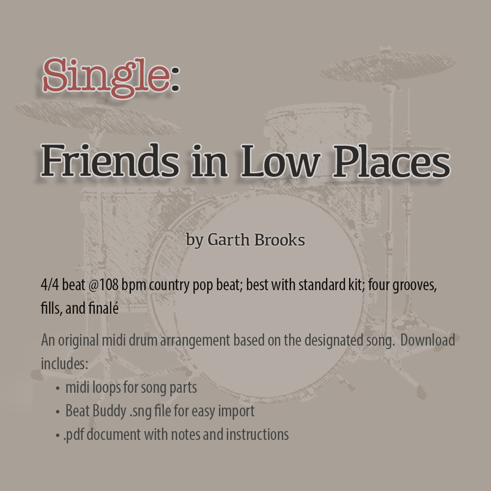 Single: Friends in Low Places by Garth Brooks