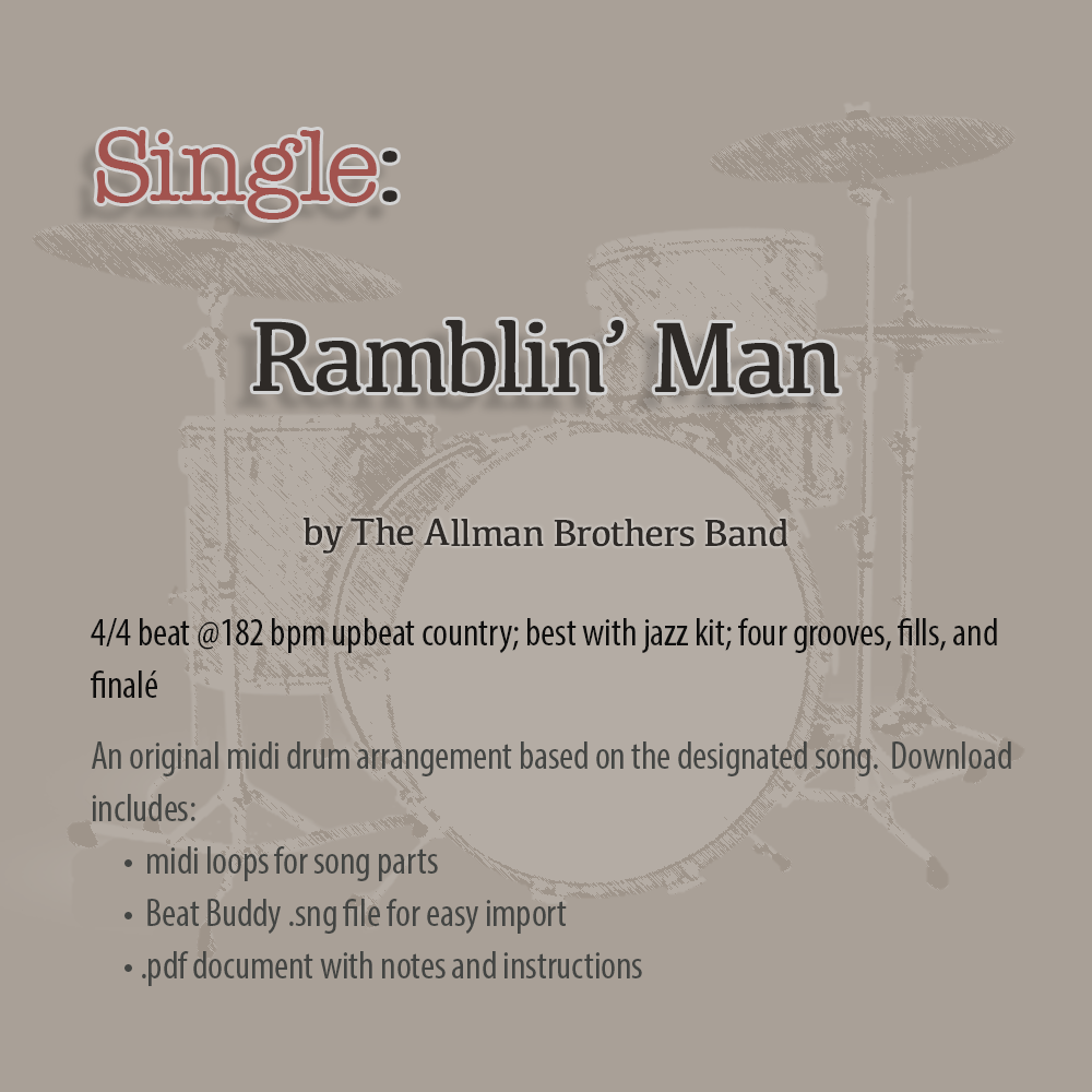 Single: Ramblin' Man by The Allman Brothers Band