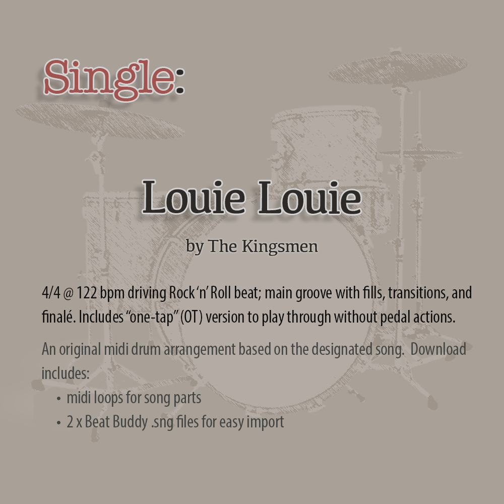 Single: Louie Louie by The Kingsmen