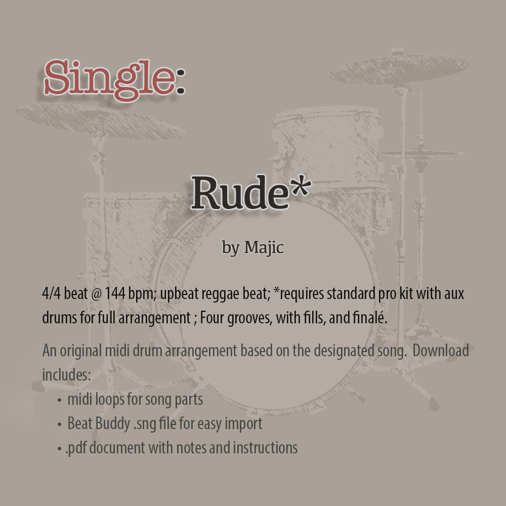 Single: Rude by Majic
