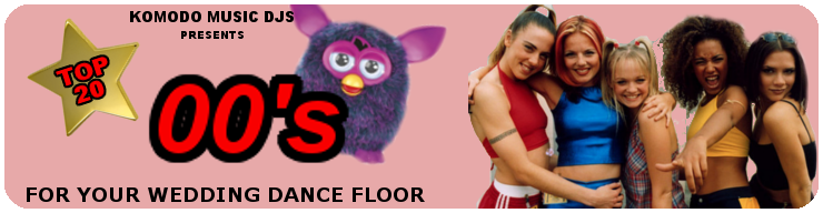 Komodo Music Banner- Wedding Dancefloor blog- 90's
