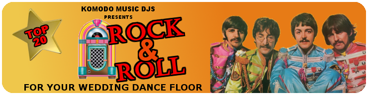 Komodo Music Banner- Wedding Dancefloor blog- Rock and Roll