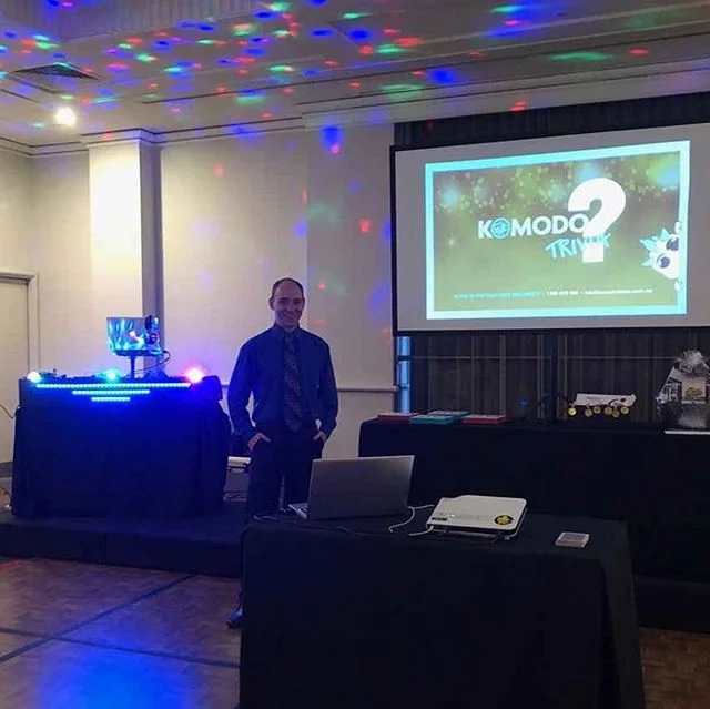 About to start our first #DJQuiz at the @parmeliahilton for GPWest.
They het their #quiz during dinner then 2 hours of dancing. Gonna be an awesome night! 😆
.
.
If you are interested in a DJQuiz or just us DJing your event send us an DM to @komodotrivia or @komodomusicdjs
.
.
#QuizNight #Trivia #TriviaNight #DJDave #Perth #KomodoTrivia #KomodoMusic #KomodoMusicDjs