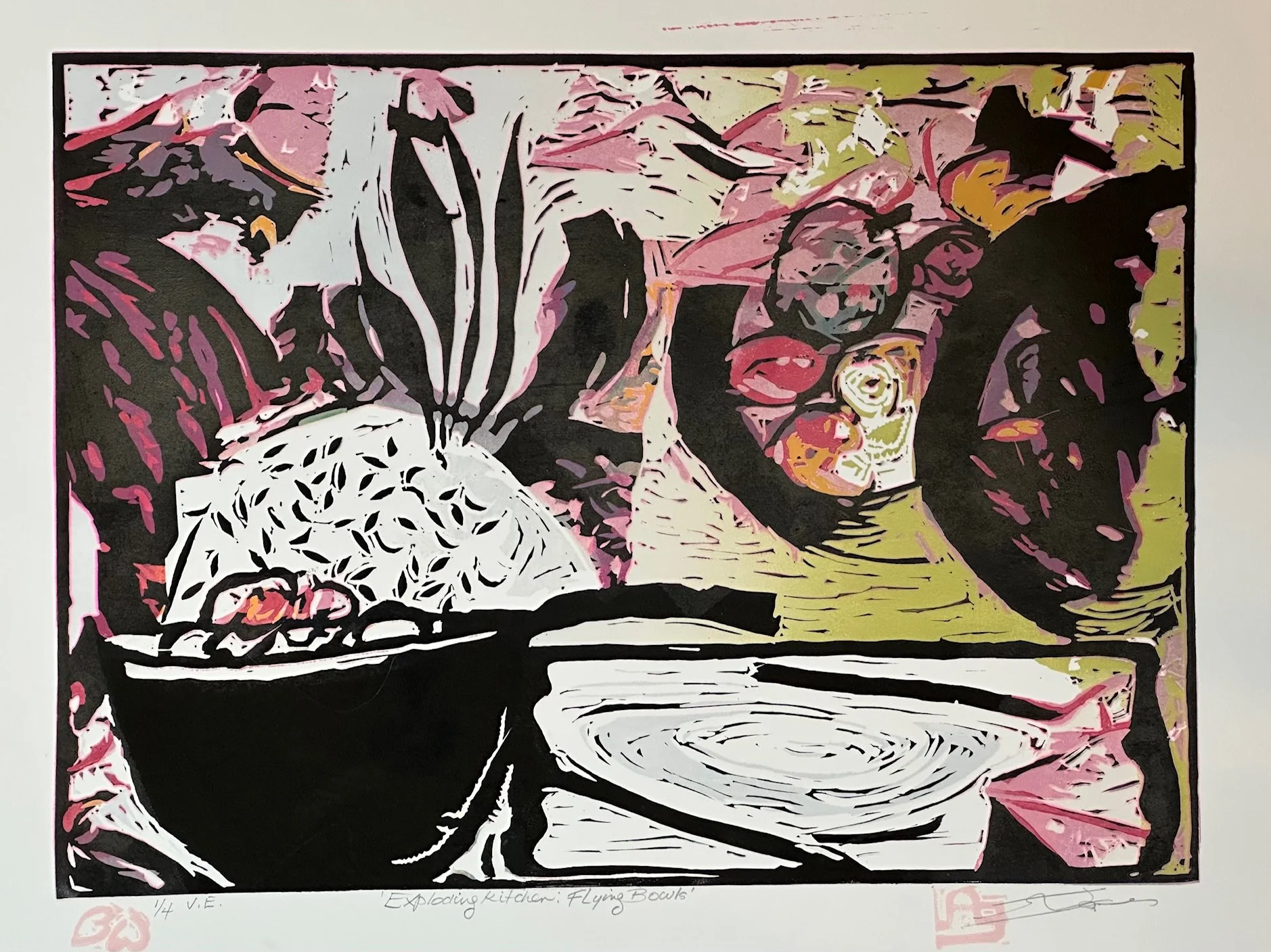 'Exploding Kitchen: Flying Bowls' She knew she could smell gas but thought it was coming from next door...