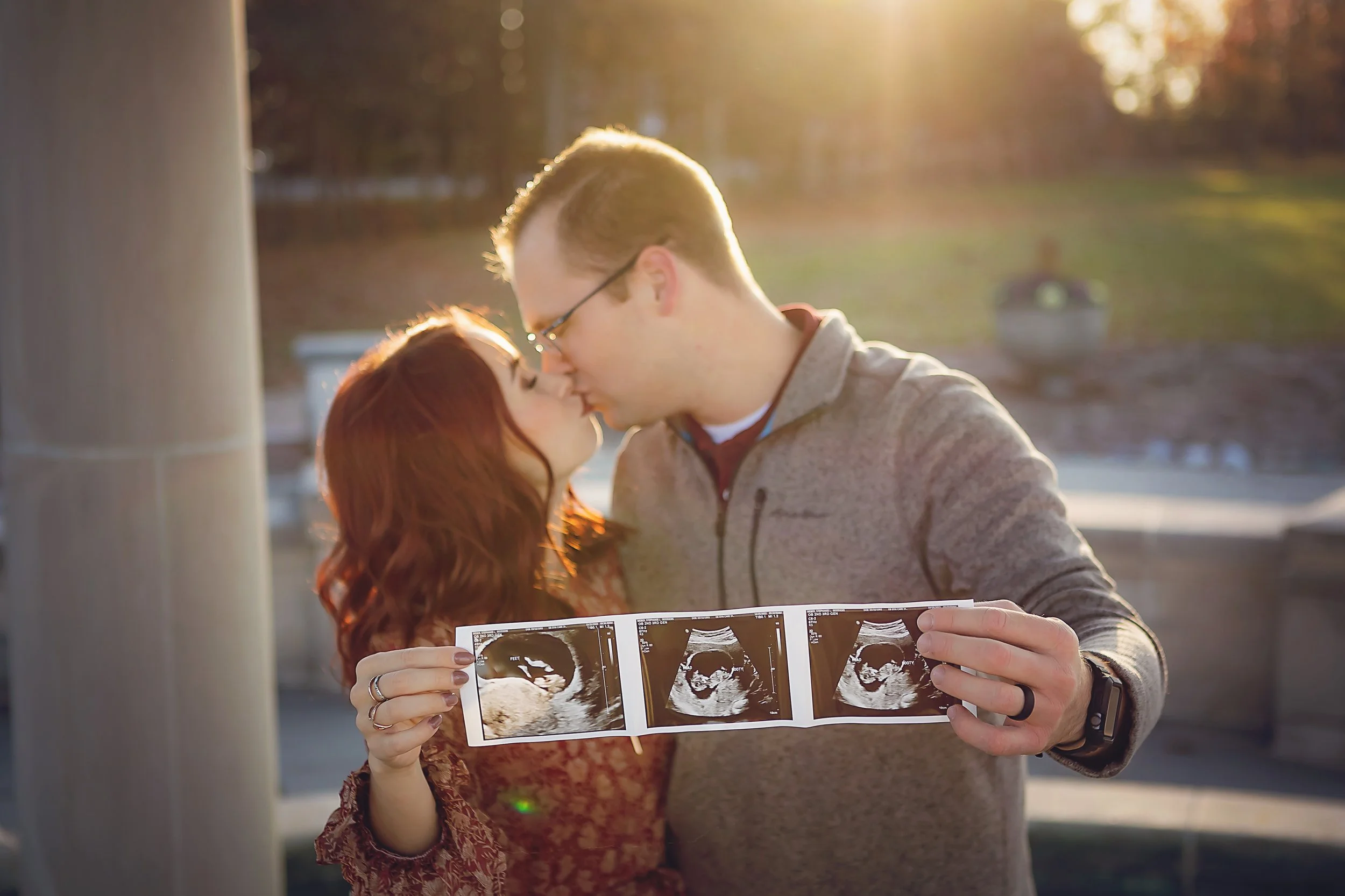 Pregnancy Announcements Indianapolis newborn photographer — Memory Lane Photography