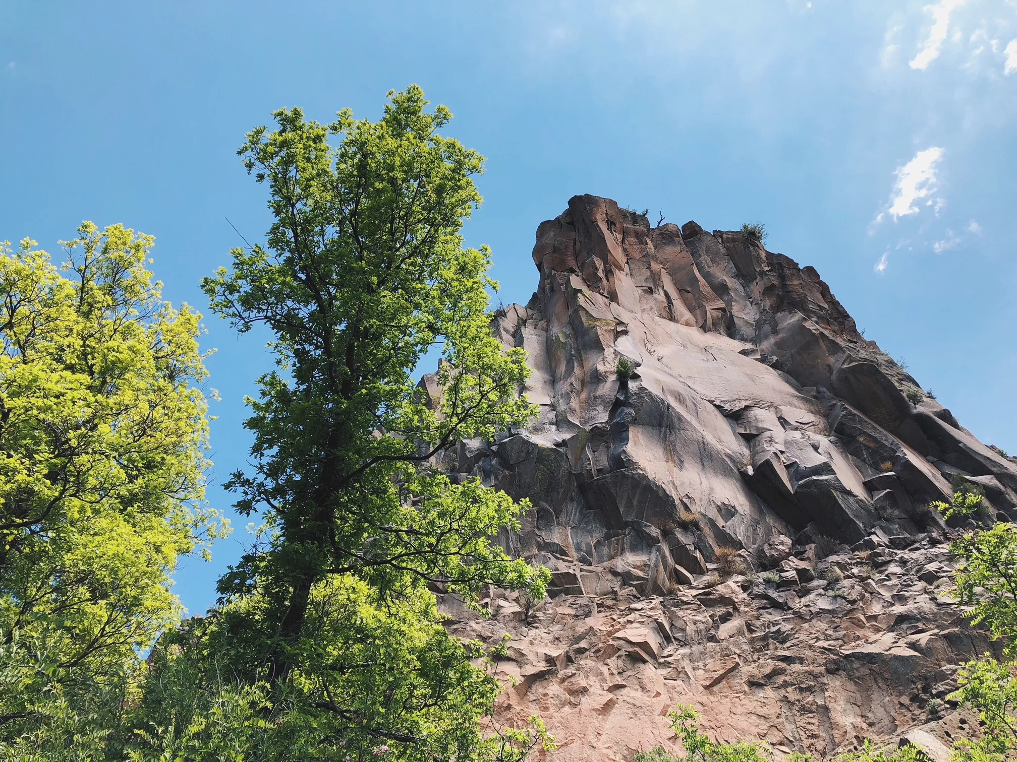Battleship Rock, Valles Caldera, NM - a study site for hydrology field camp