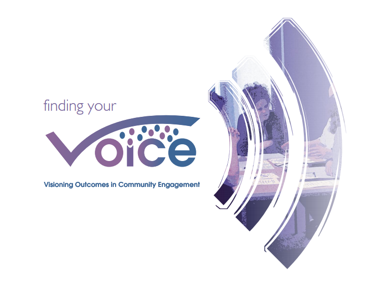 Finding your voice: Visioning outcomes in community engagement 