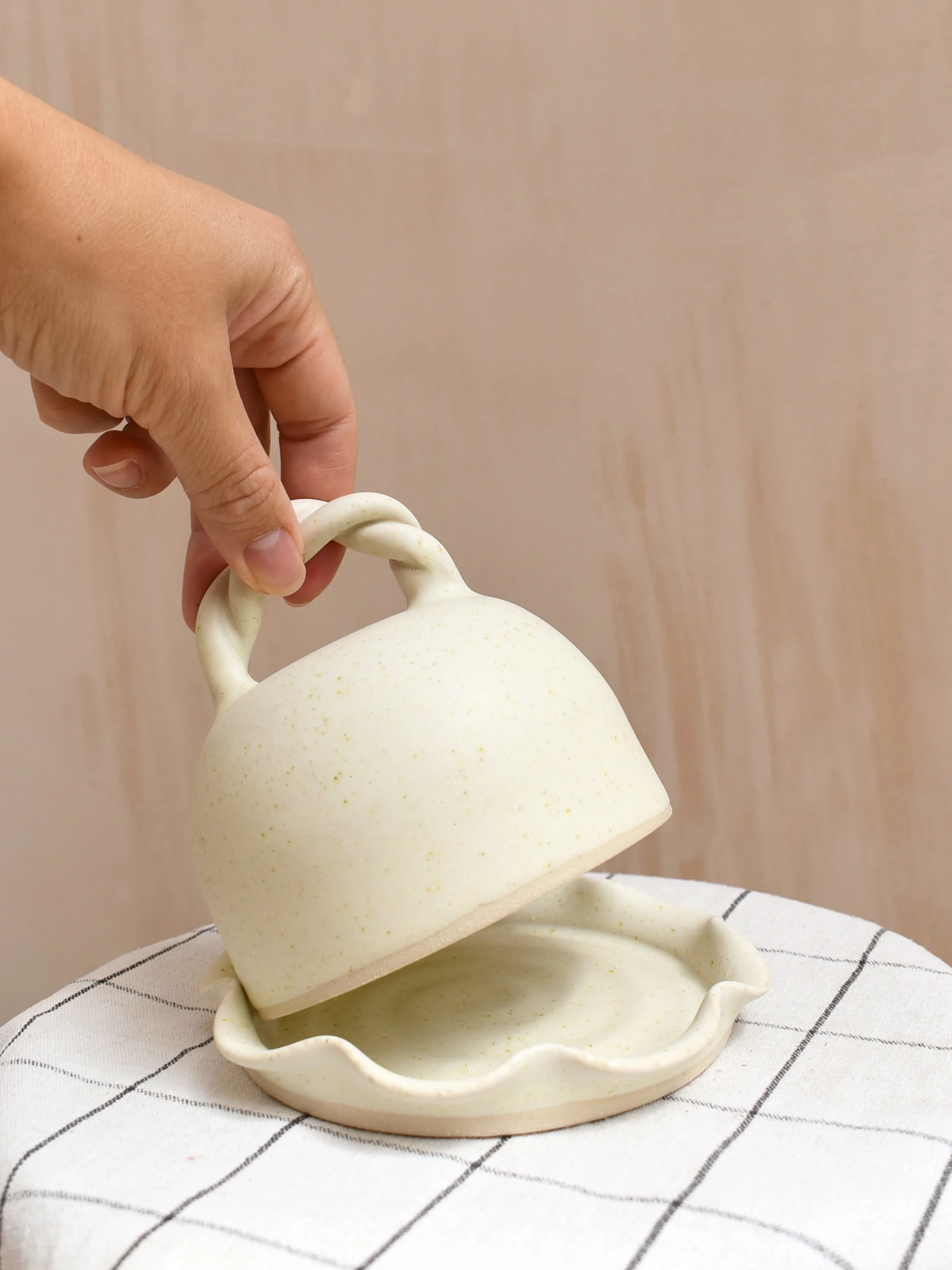 🧈 Demi Butter Dishes 🧈 Bringing a little bit of joy every morning! 

In our house of 2.5 butter consumers, we pop half a block in and replace it every couple of days for perfect spreadable butter all year round (heatwaves aside!)