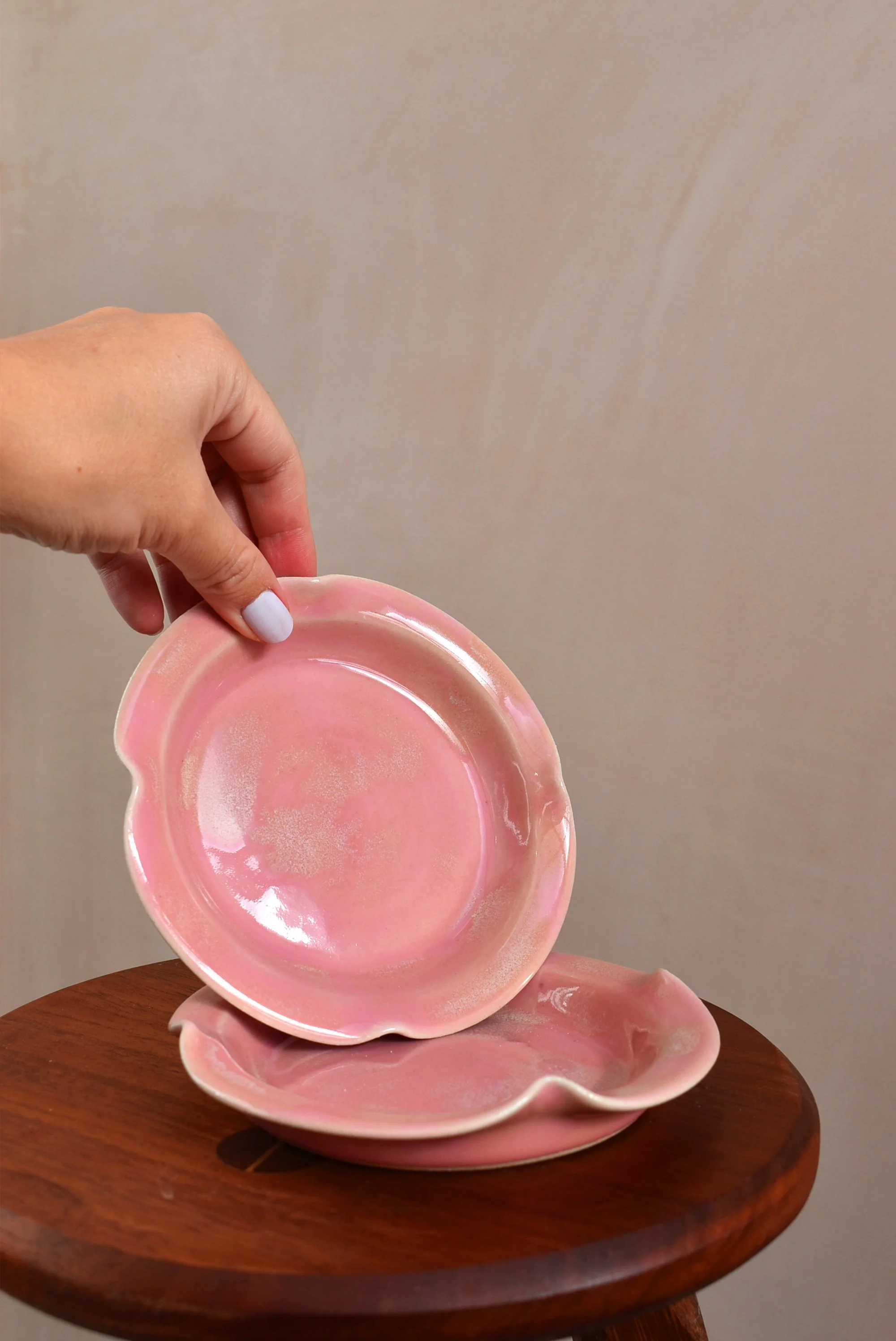 Clover Trinket Dish in Sakura