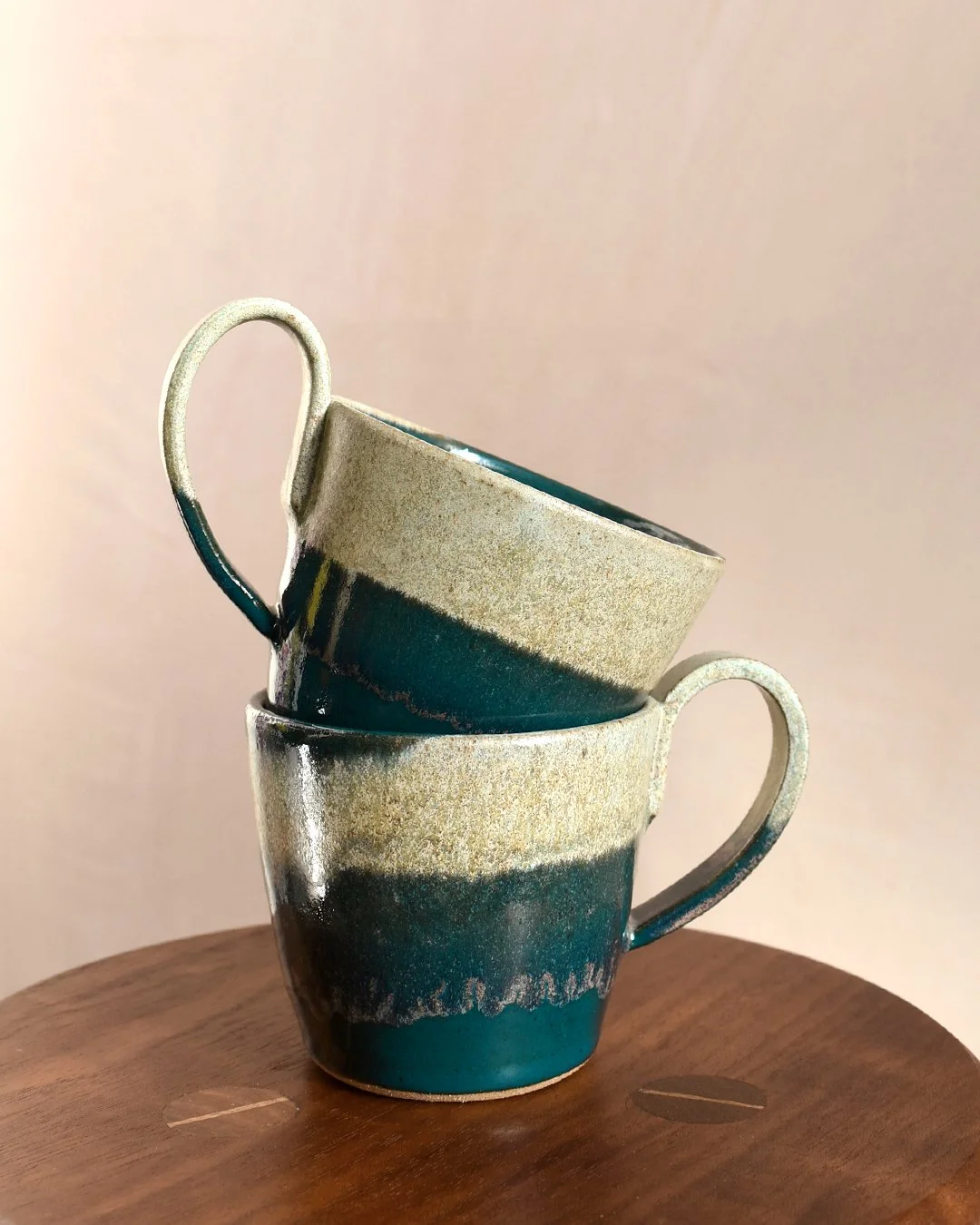 EMERALD AND CYAN DIP TAPER LOOP MUGS FOREDAYS 1.jpg