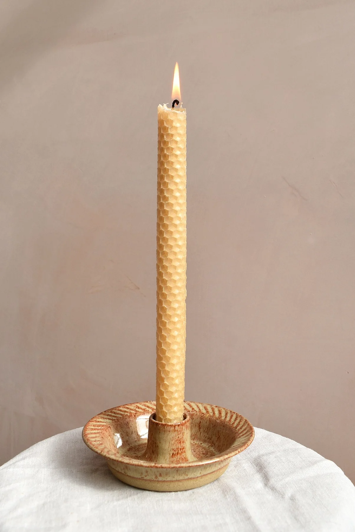FOREDAYS CARVED CANDLEHOLDER IN SHINO.jpg