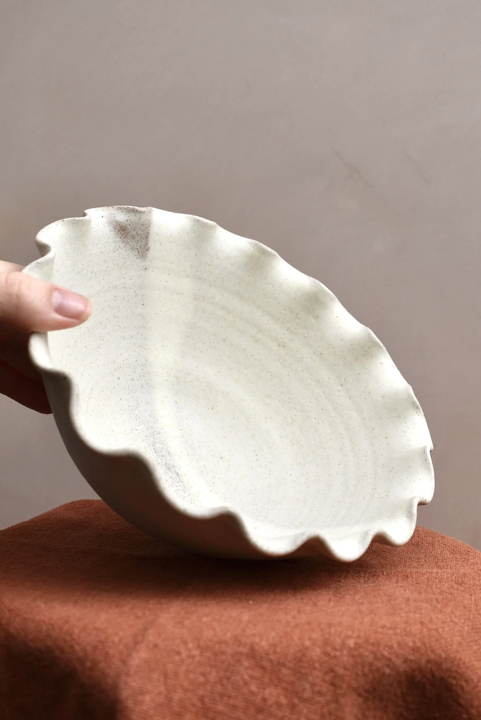 Large Frilly Bowl III
