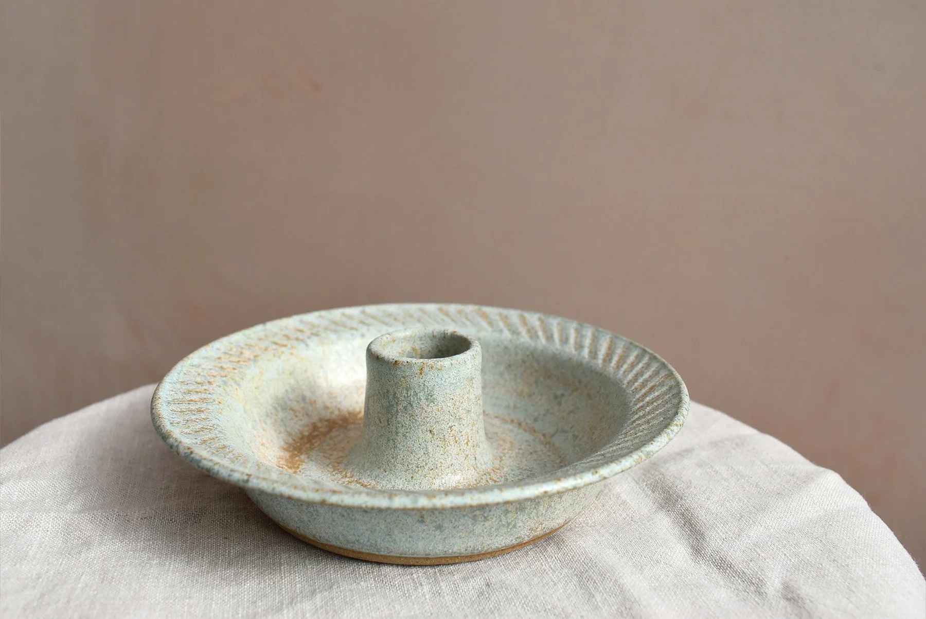 FOREDAYS CARVED CANDLEHOLDER CYAN 2.jpg