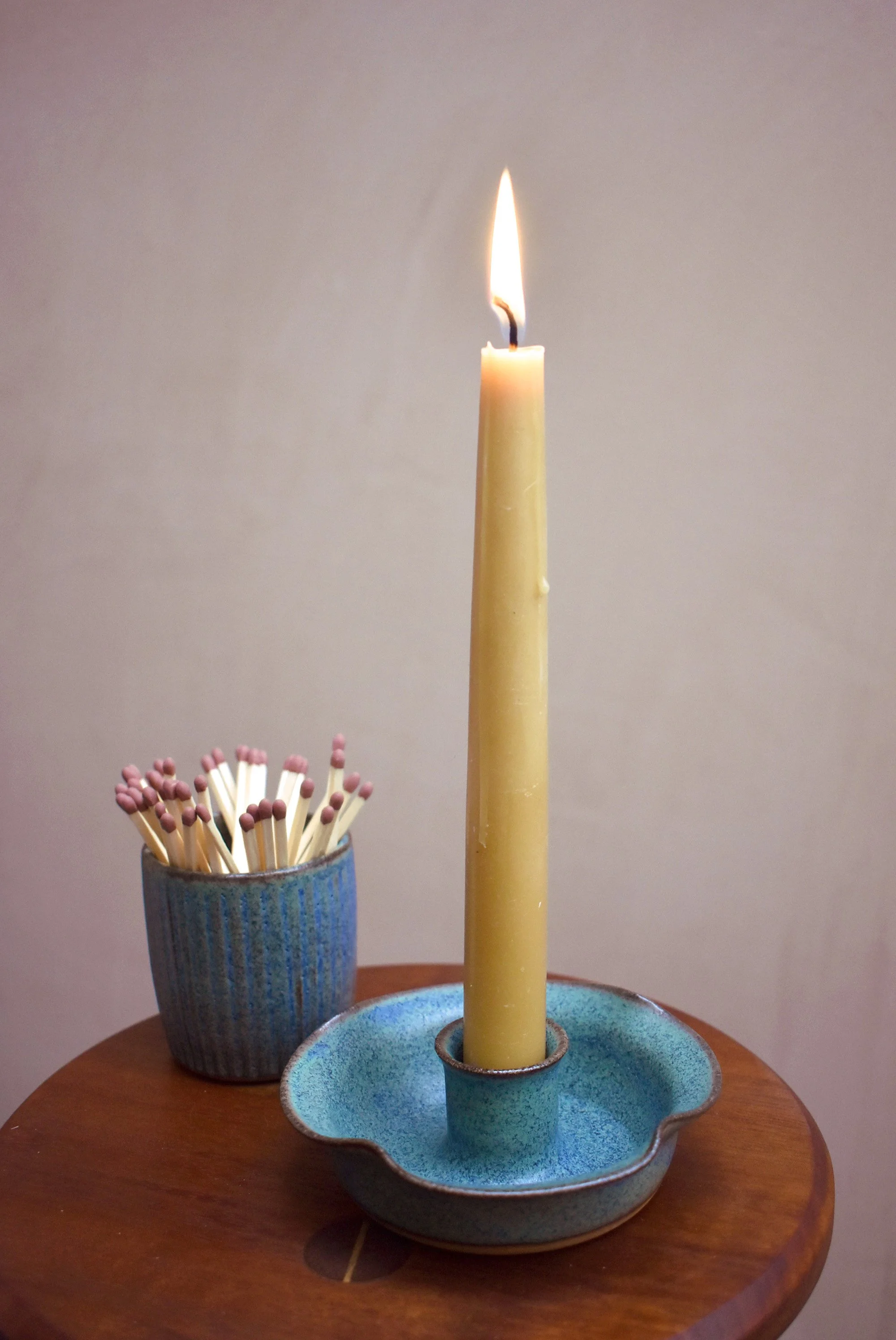 Clover Candleholder in Juniper