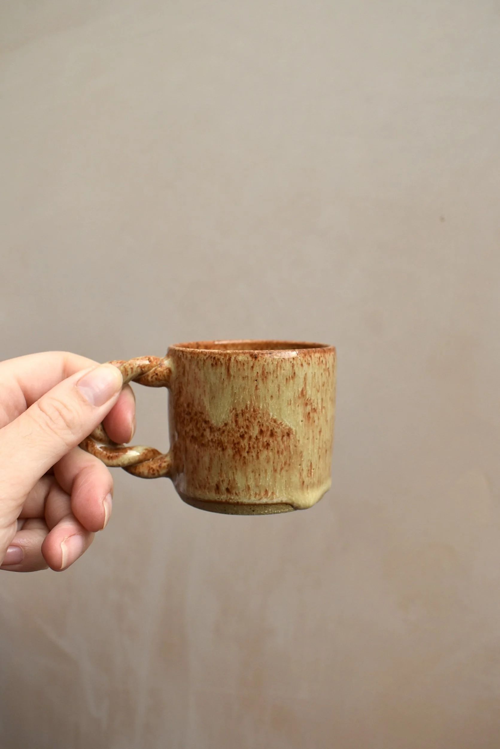 Twist Handle Espresso Mug