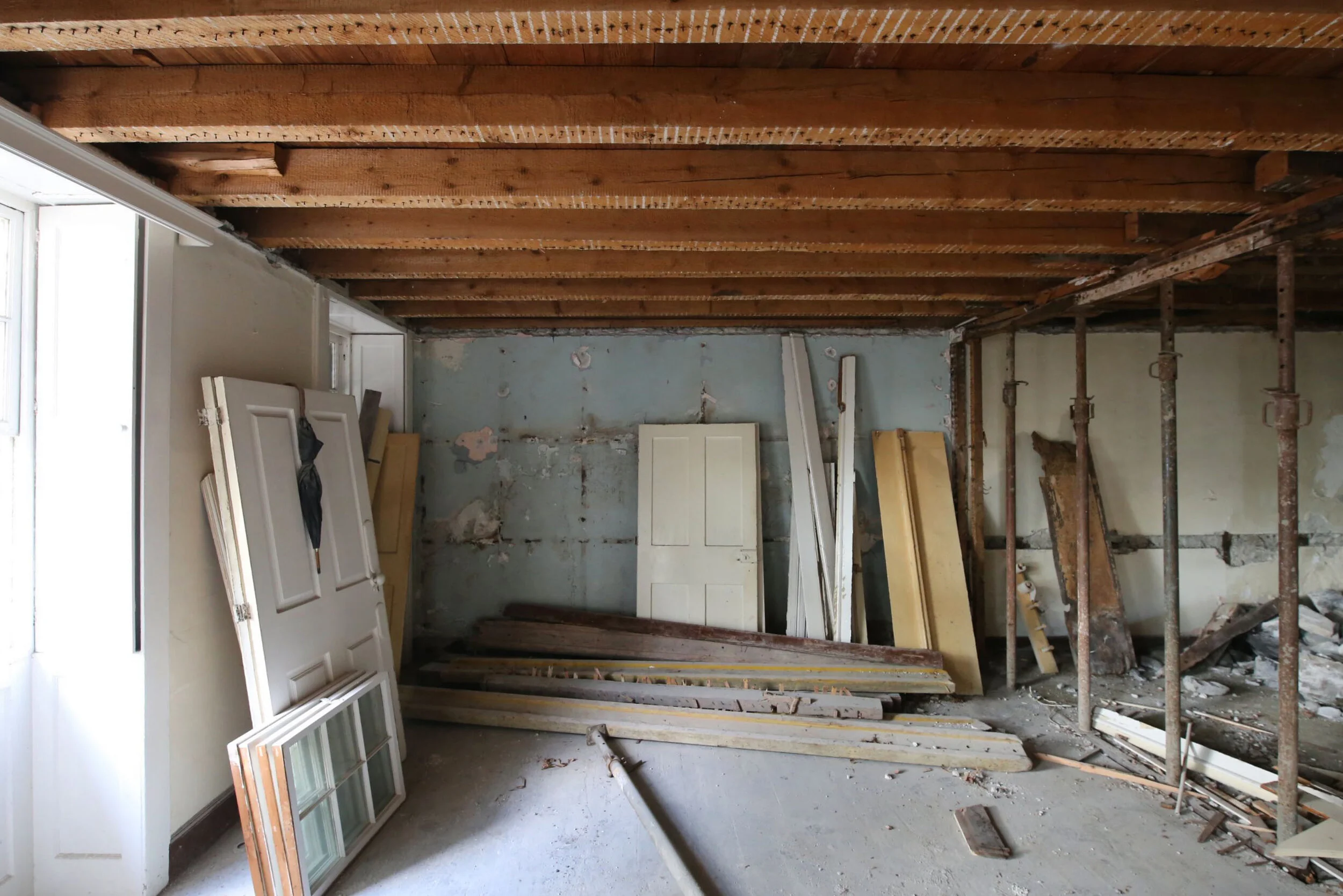 Renovation interior demolition