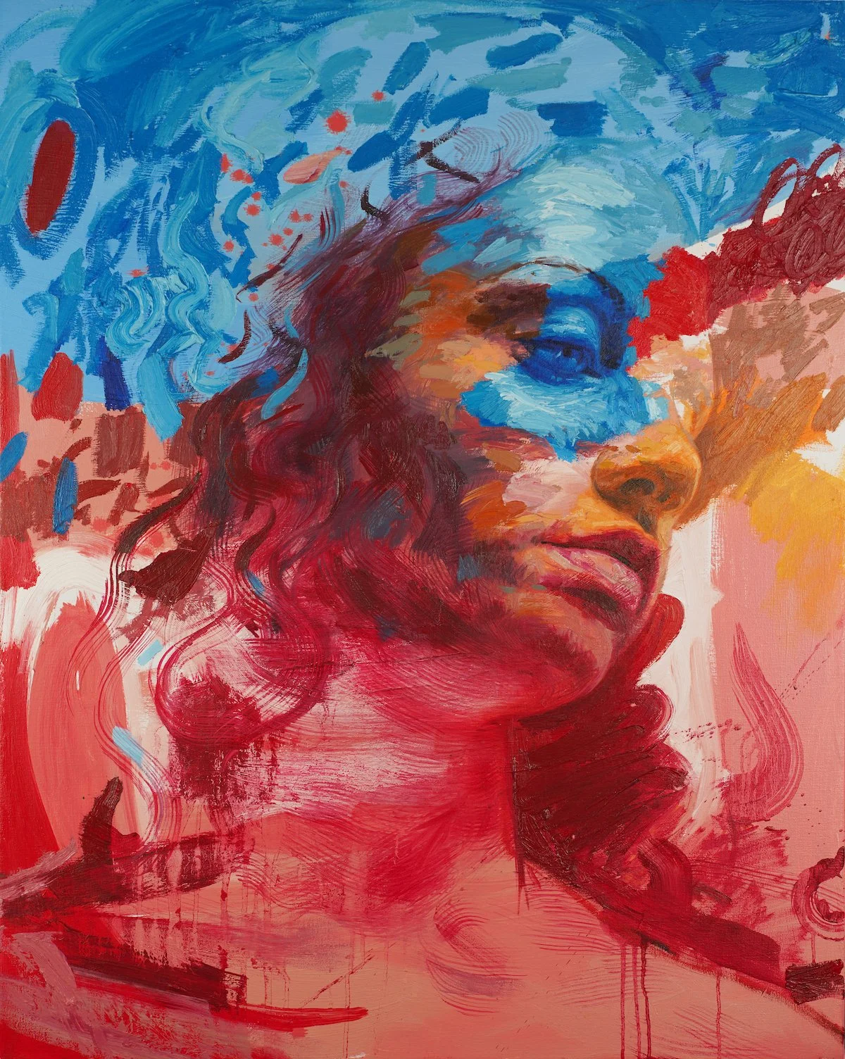 Suspension, 2022, oil on linen, 39.4 x 31.5 inches / 100 x 80cm